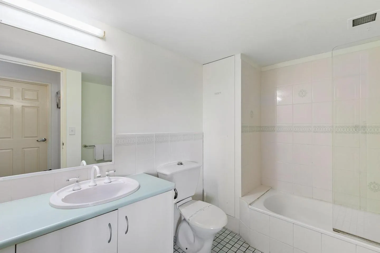 Bathroom in White Crest Apartments