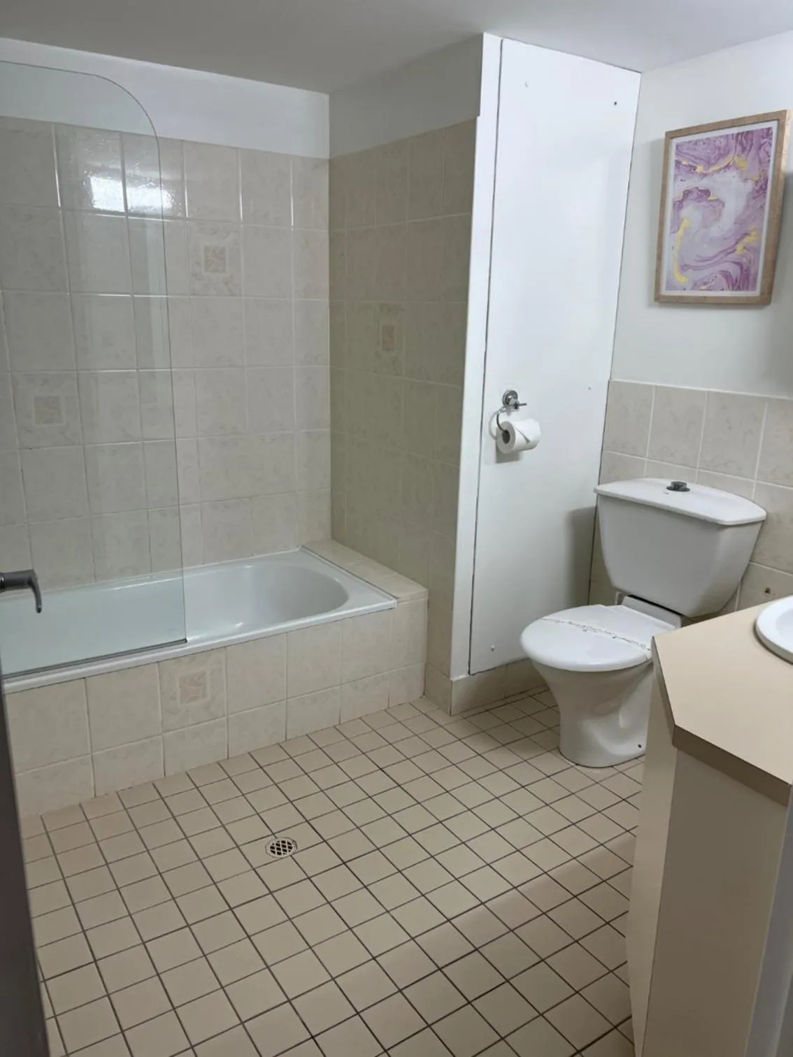 Bathroom in White Crest Apartments