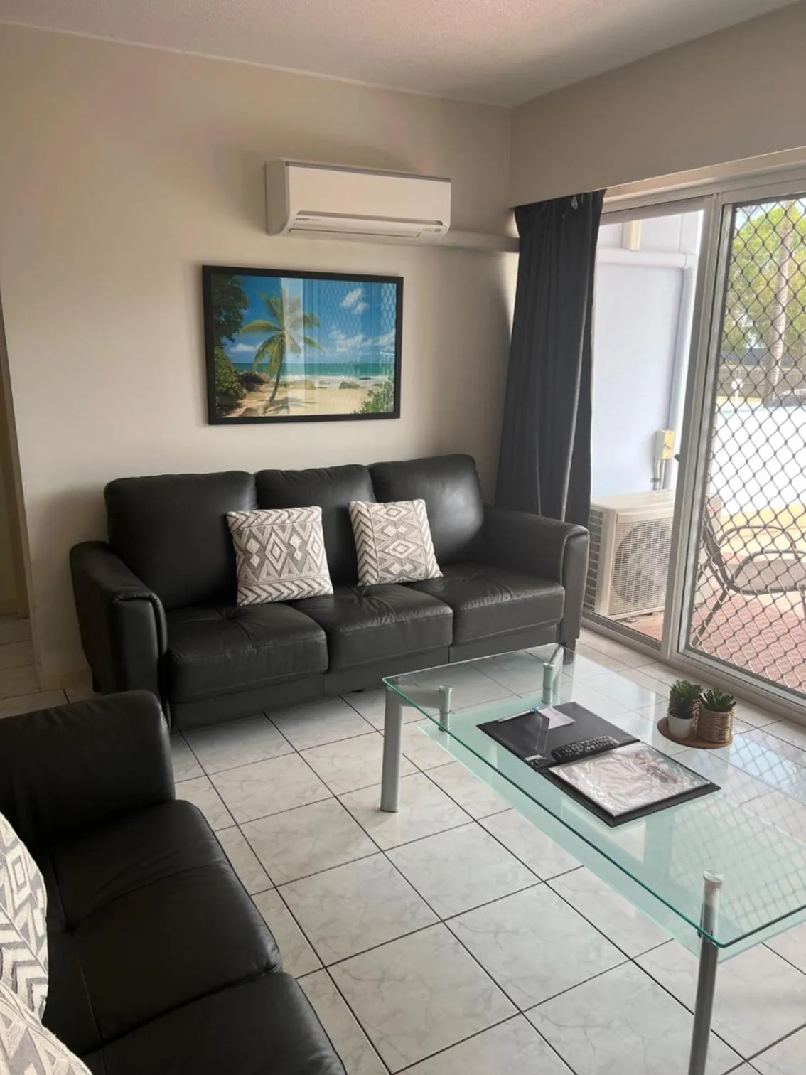 Living room in White Crest Apartments