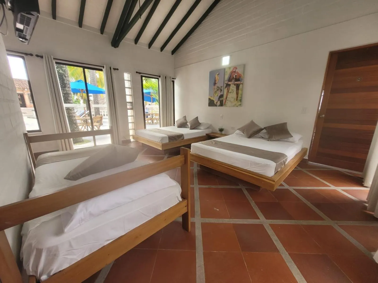 Bed in La Manola Finca Hotel