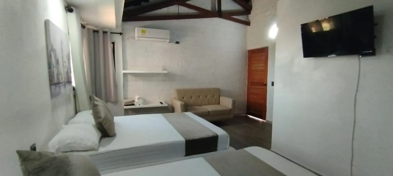 TV and multimedia, Bed in La Manola Finca Hotel