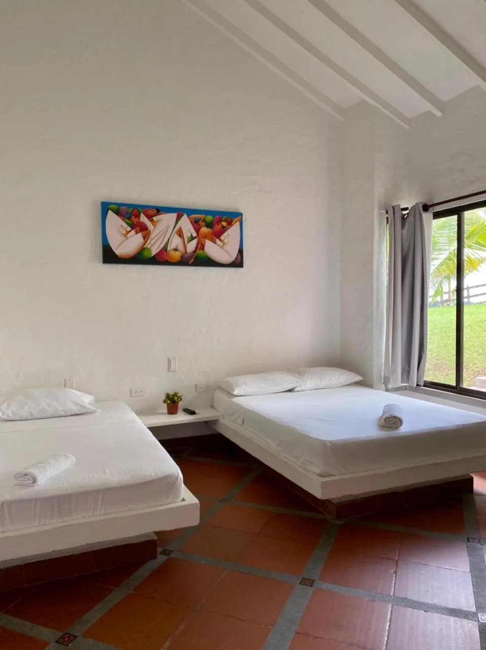 Bed in La Manola Finca Hotel