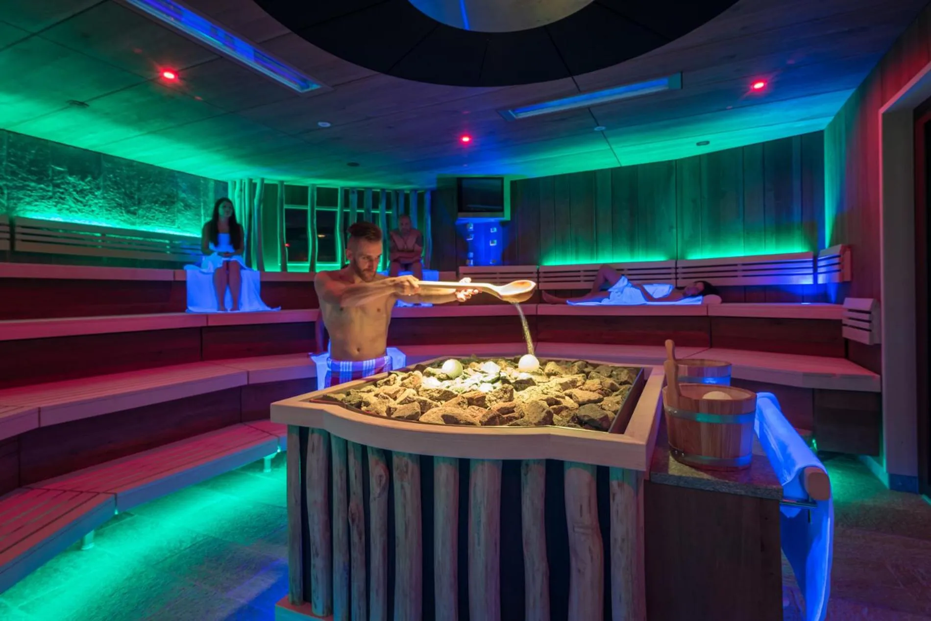 Sauna in Landhotel Anna