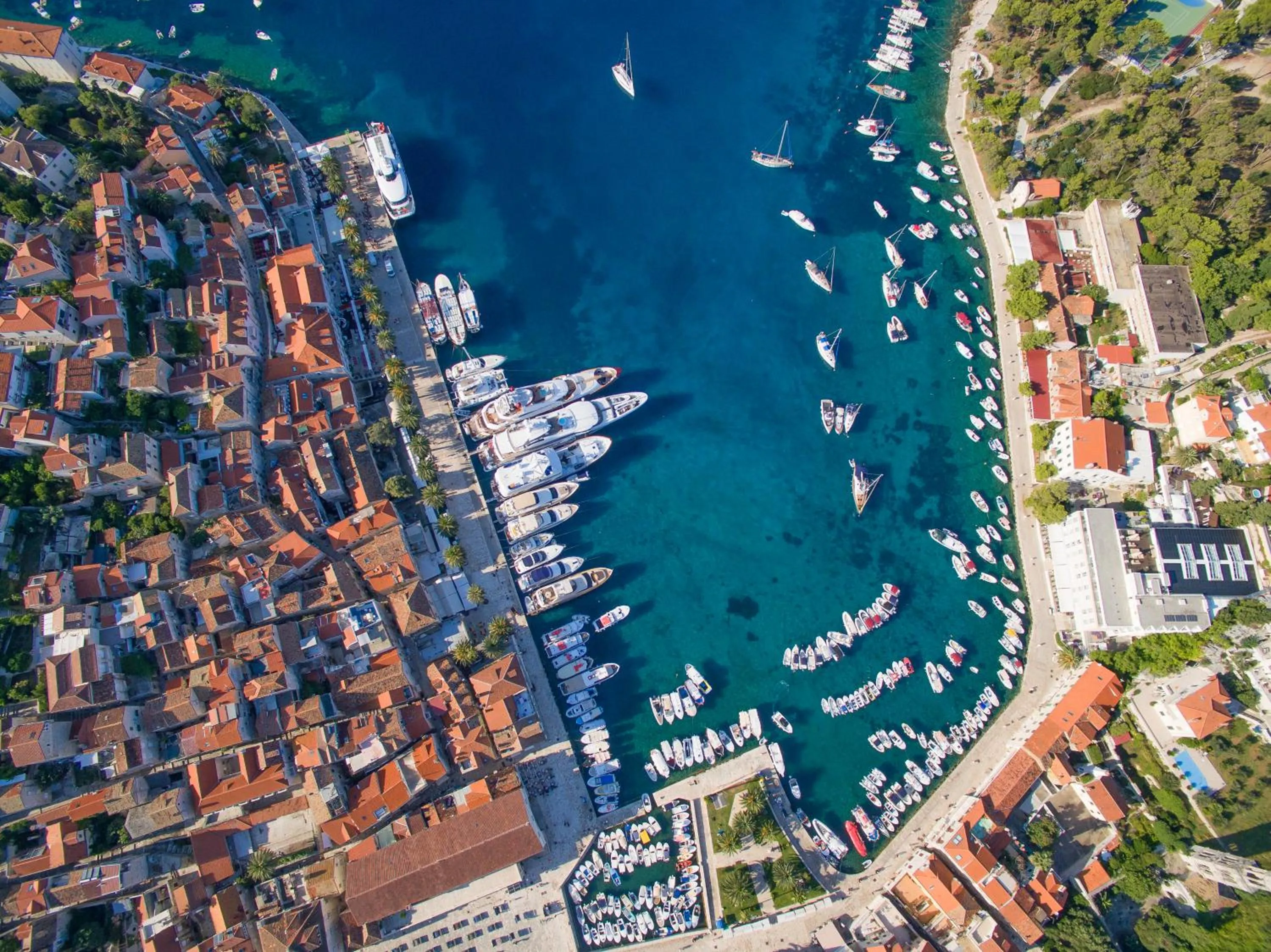 Bird's eye view in Apartments Stipisic