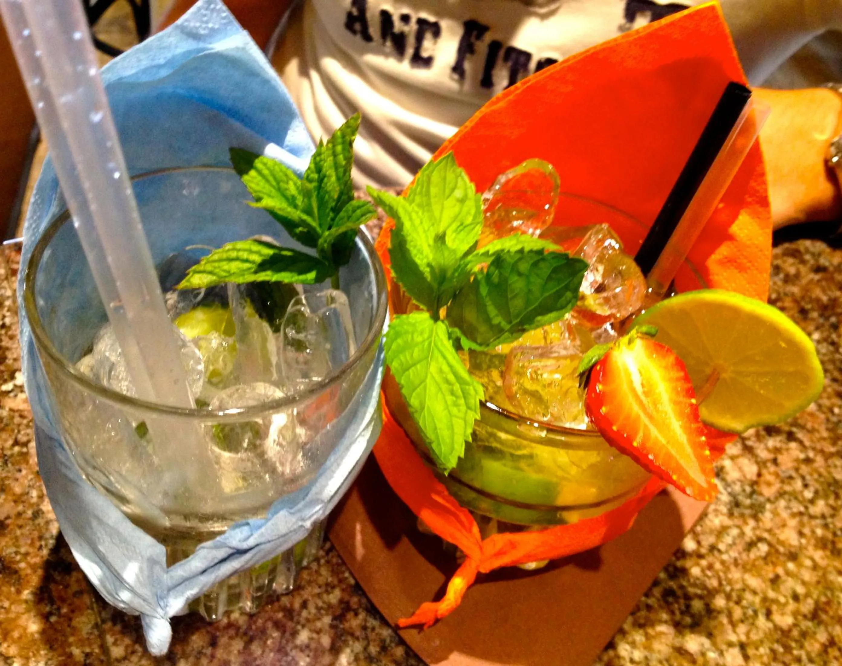 Non alcoholic drinks in Chalet Madrisa