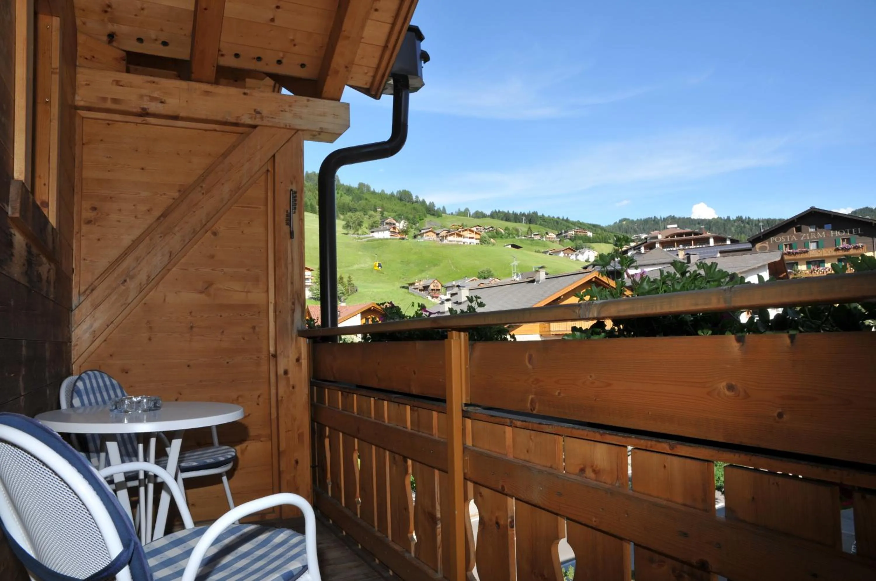 Balcony/Terrace in Chalet Madrisa