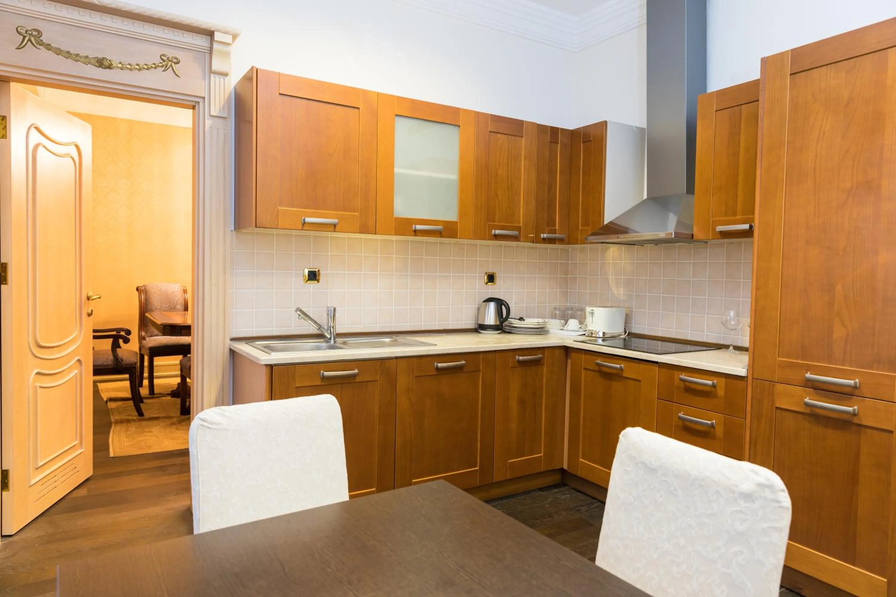 Kitchen or kitchenette in Excelsior Hotel & Spa Baku