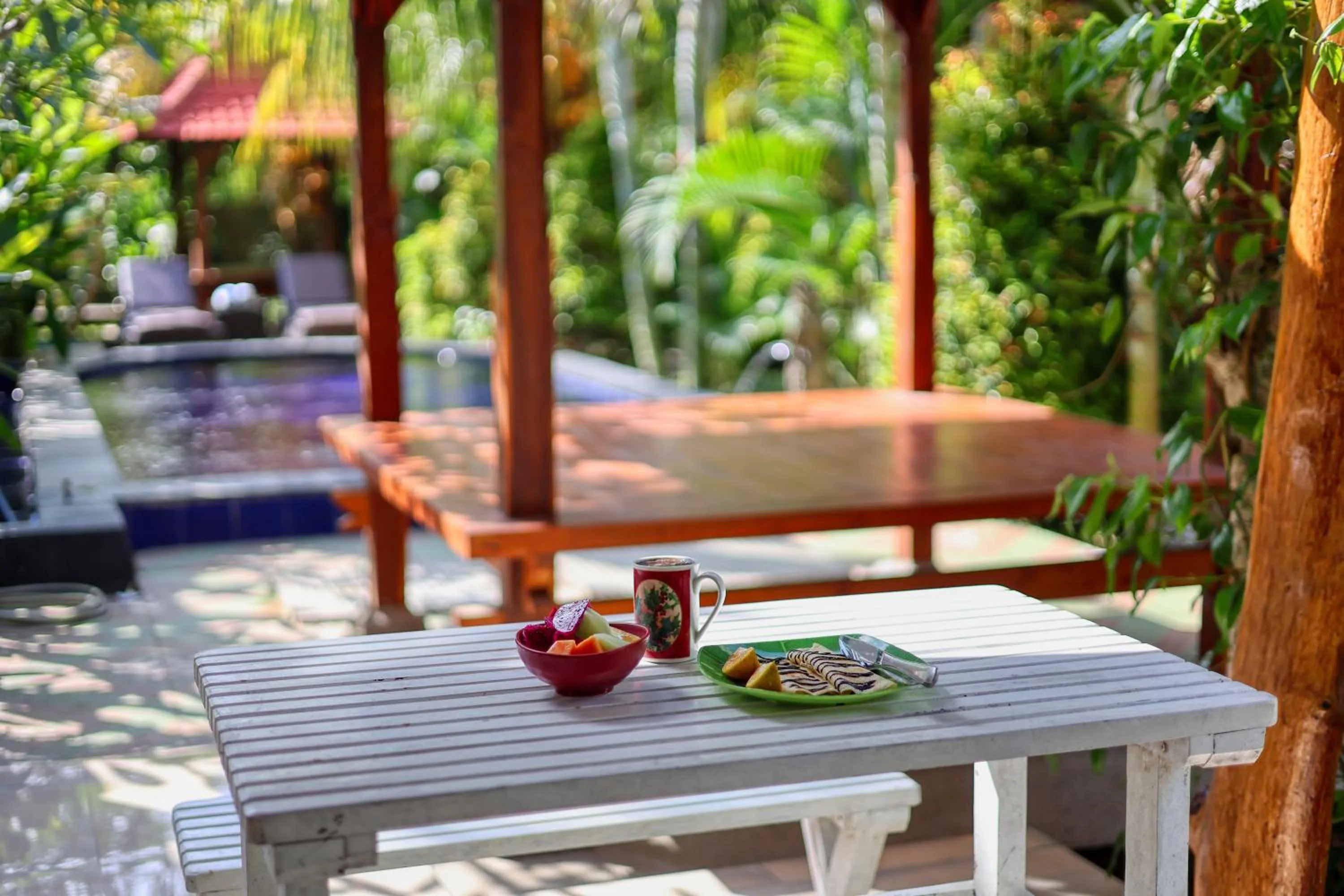 Swimming pool in Asoka Bungalows