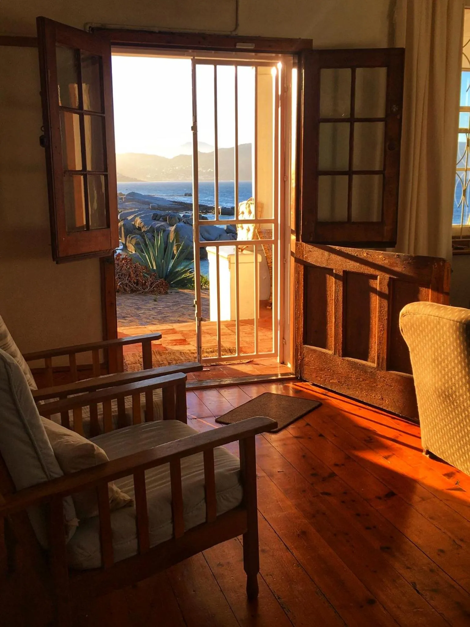 Natural landscape in Bosky Dell on Boulders Beach