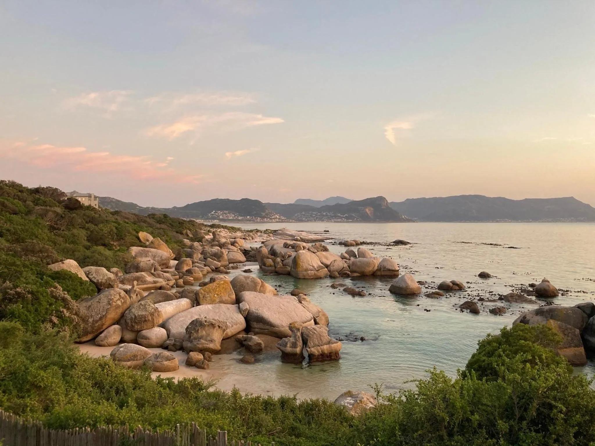 Natural landscape in Bosky Dell on Boulders Beach