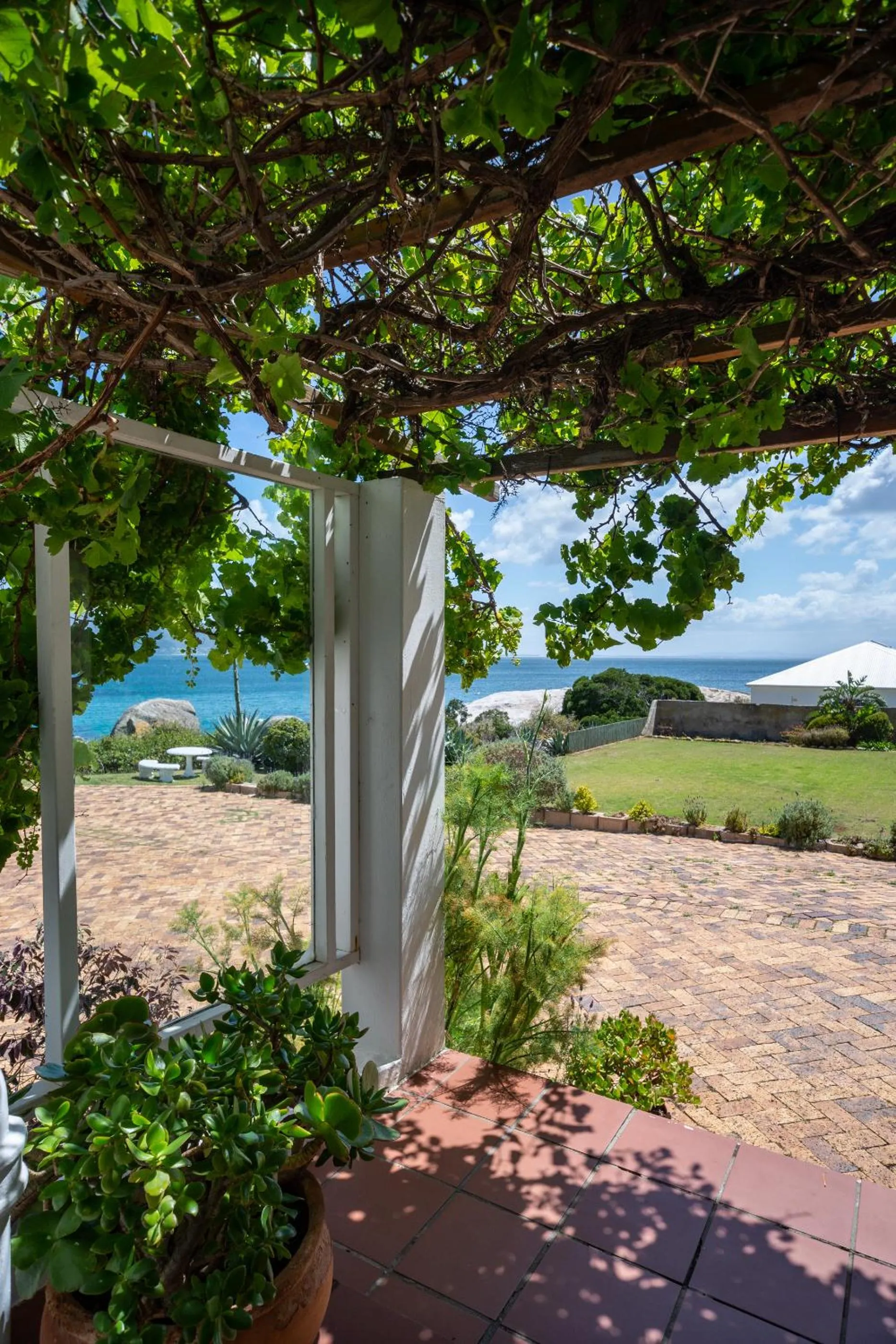 Natural landscape in Bosky Dell on Boulders Beach
