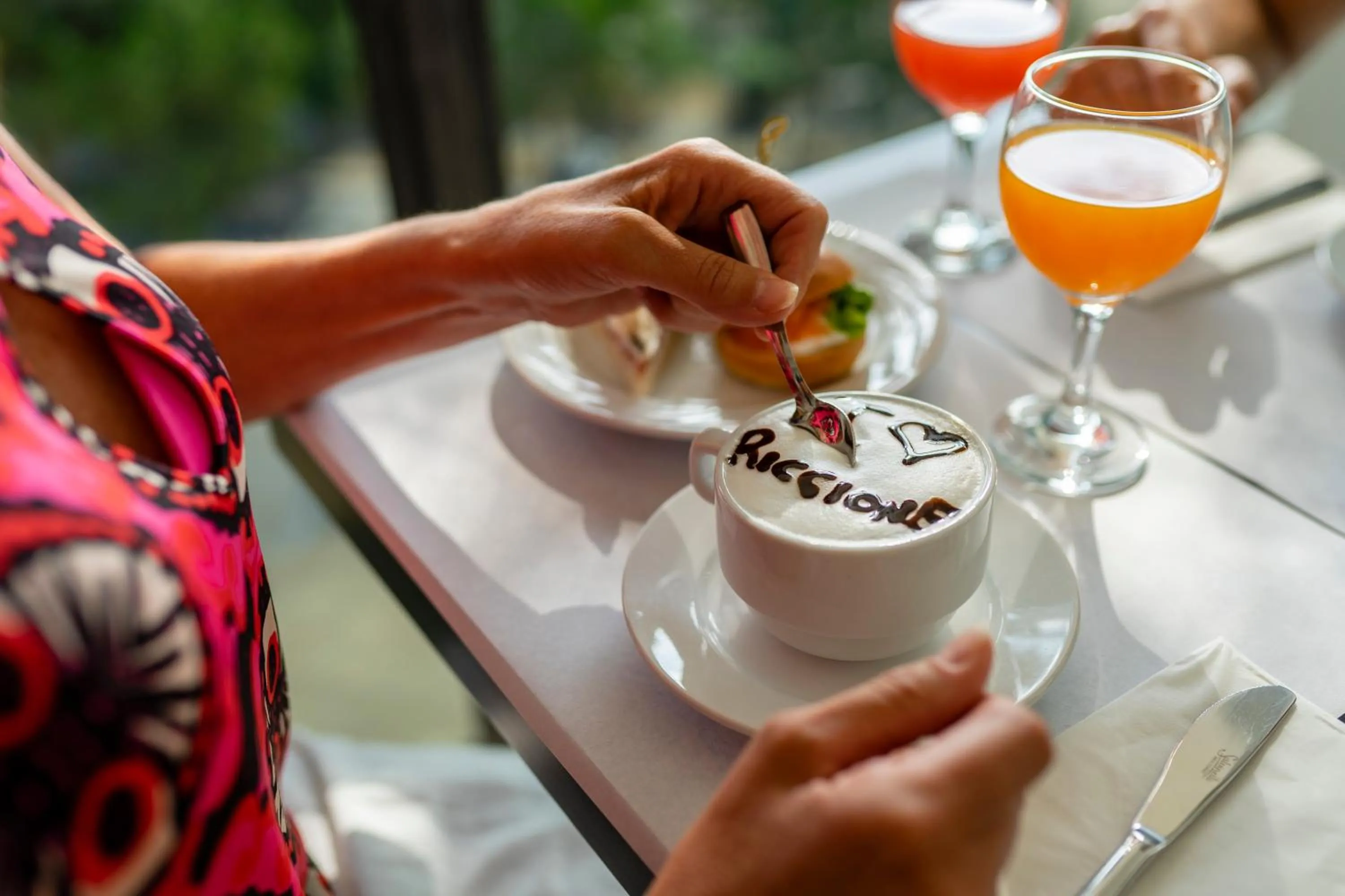 Food and drinks in Hotel Mocambo Riccione CENTRALISSIMO AL MARE