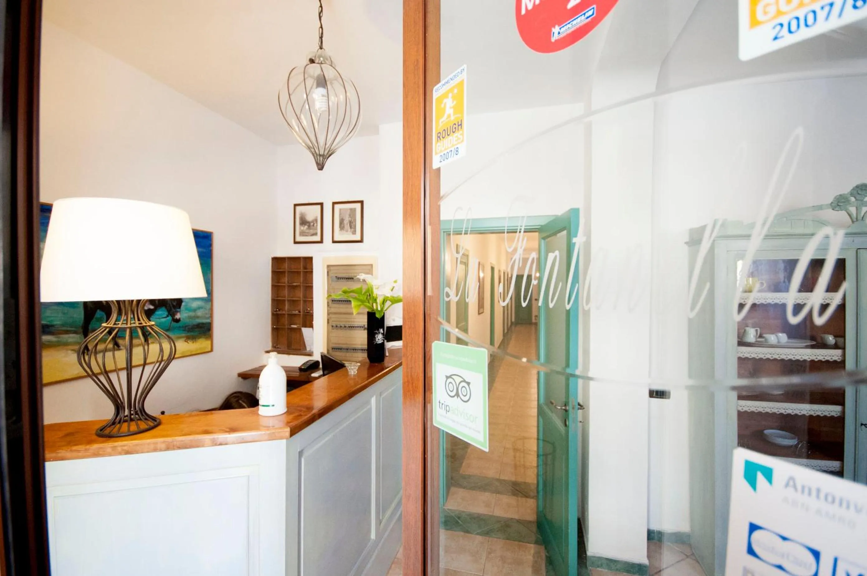 Lobby or reception in Albergo La Fontanella