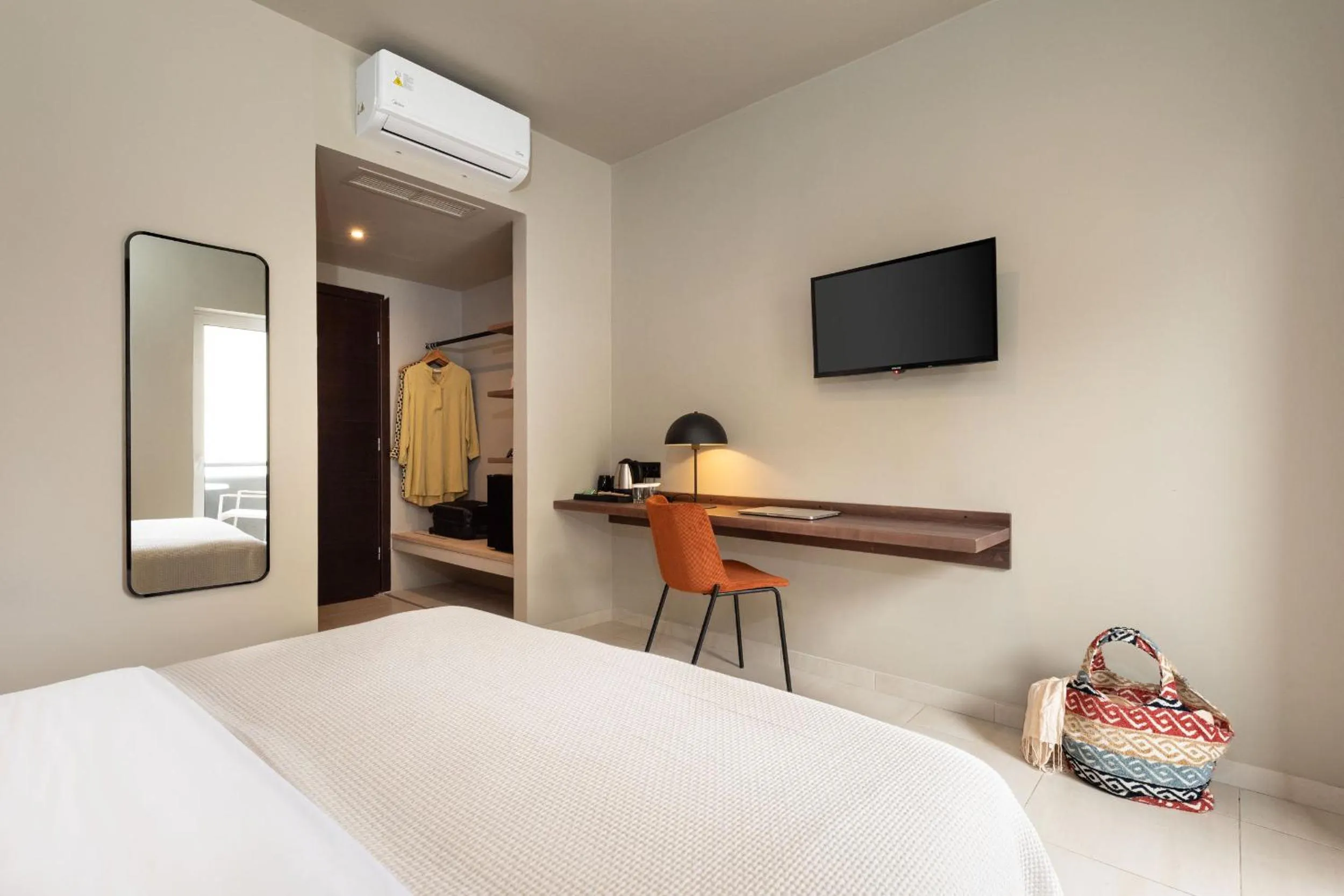 Bed in Hotel Nafpaktos