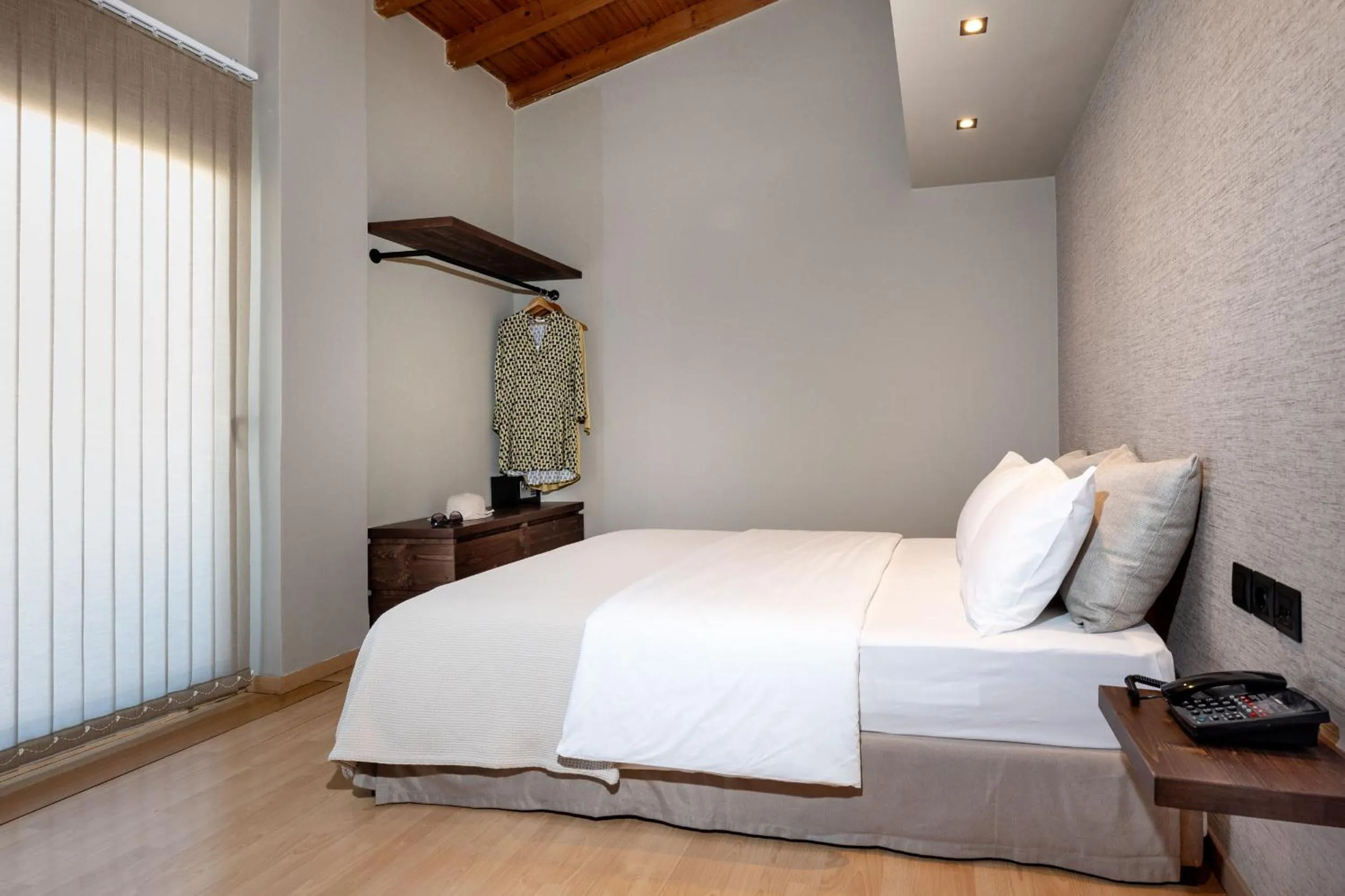 Bed in Hotel Nafpaktos