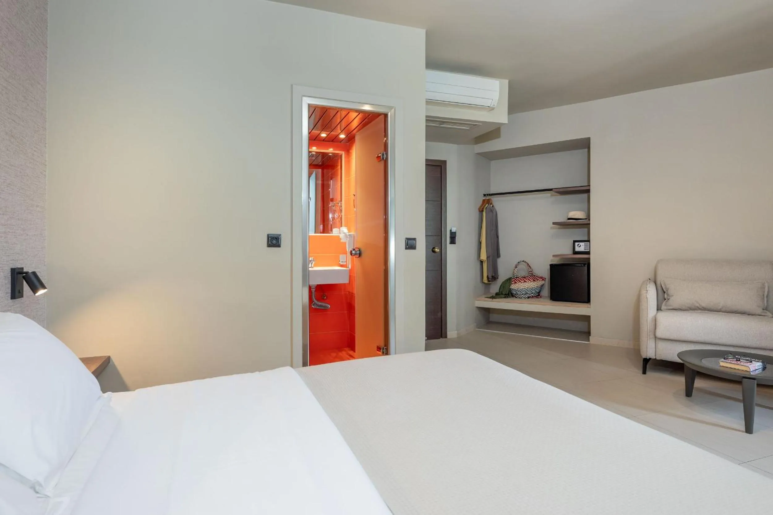 Bed in Hotel Nafpaktos