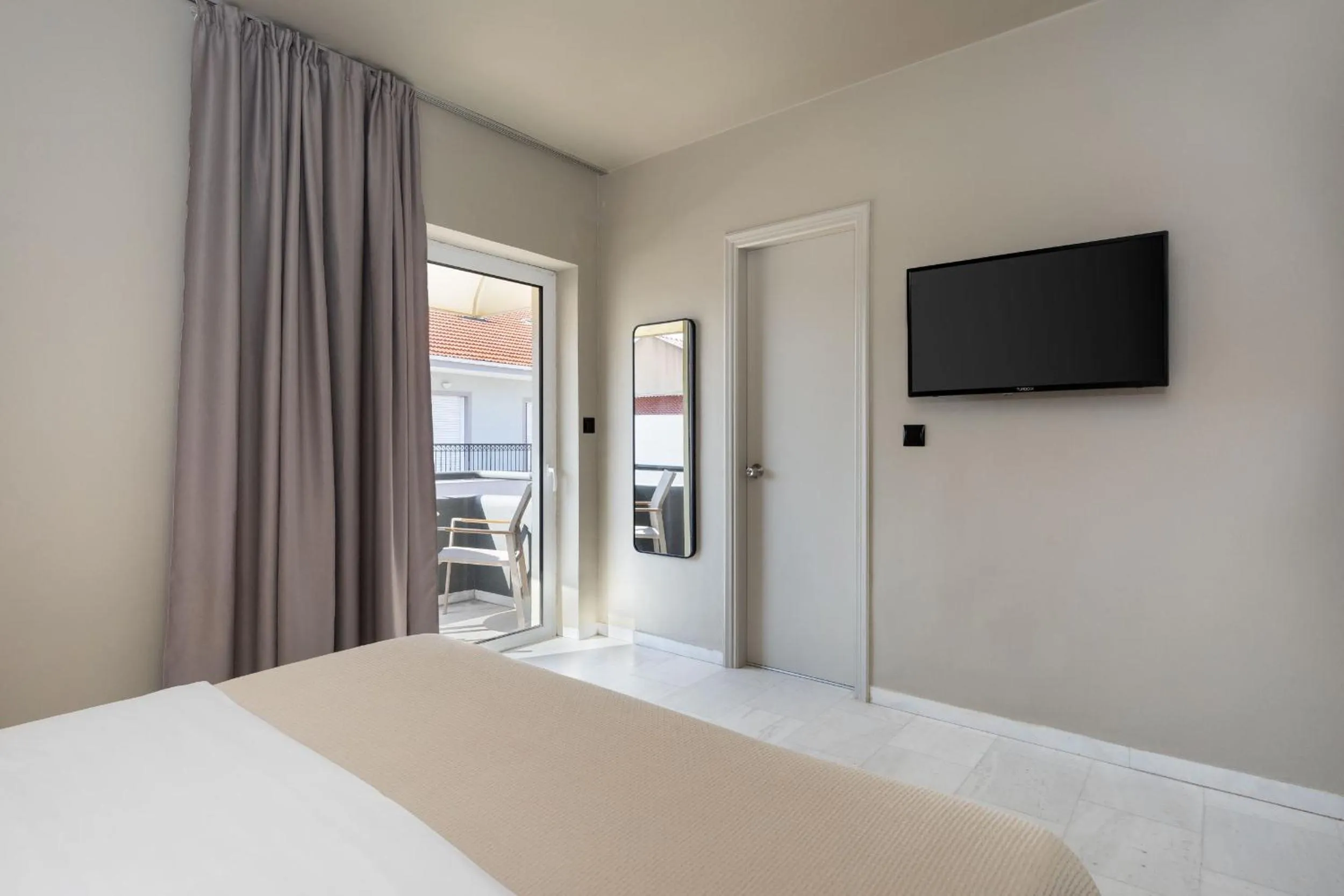 Bed in Hotel Nafpaktos