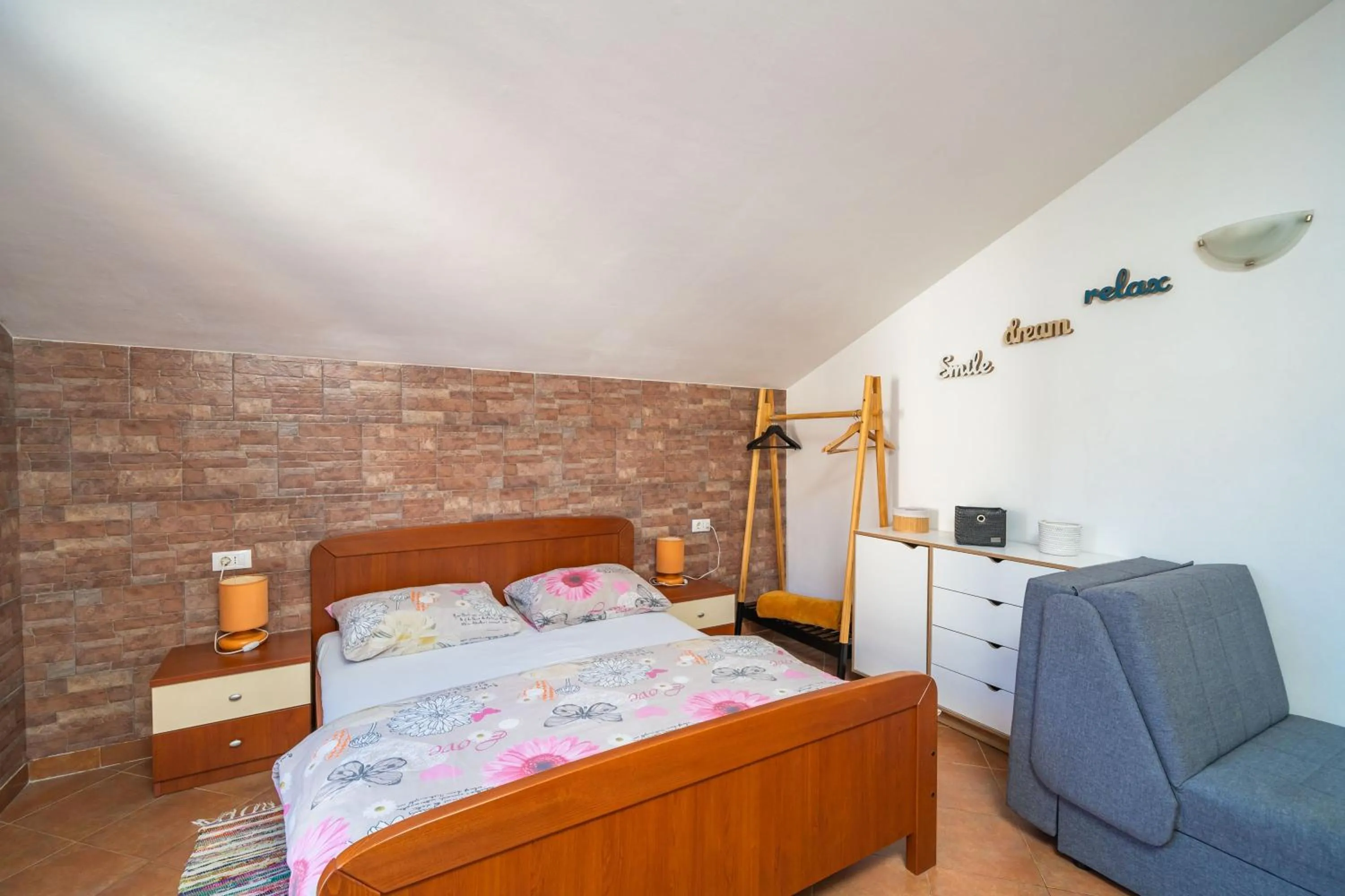 Bedroom, Bed in Apartments Senjo