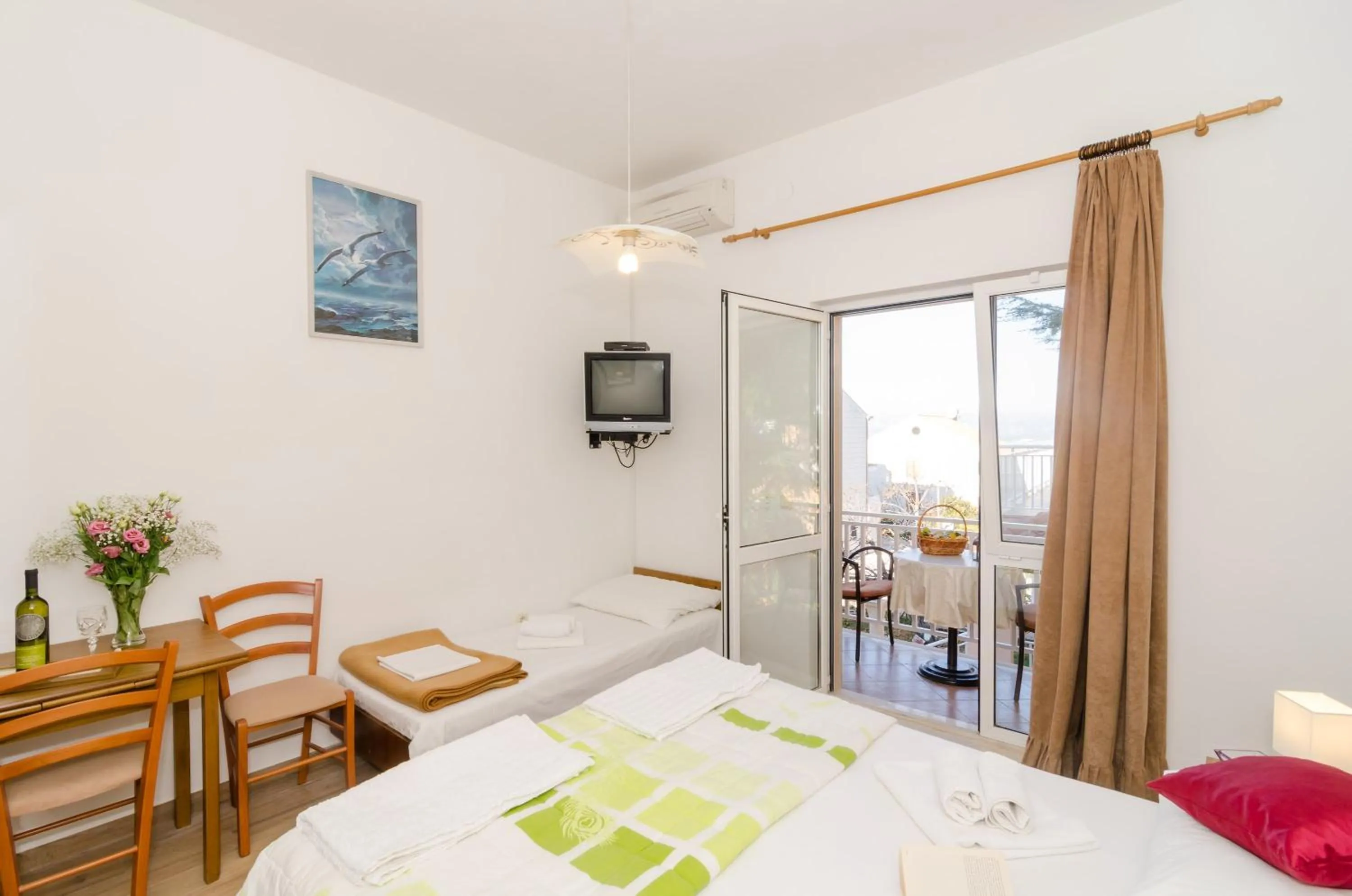 Bedroom, Bed in Apartments Senjo