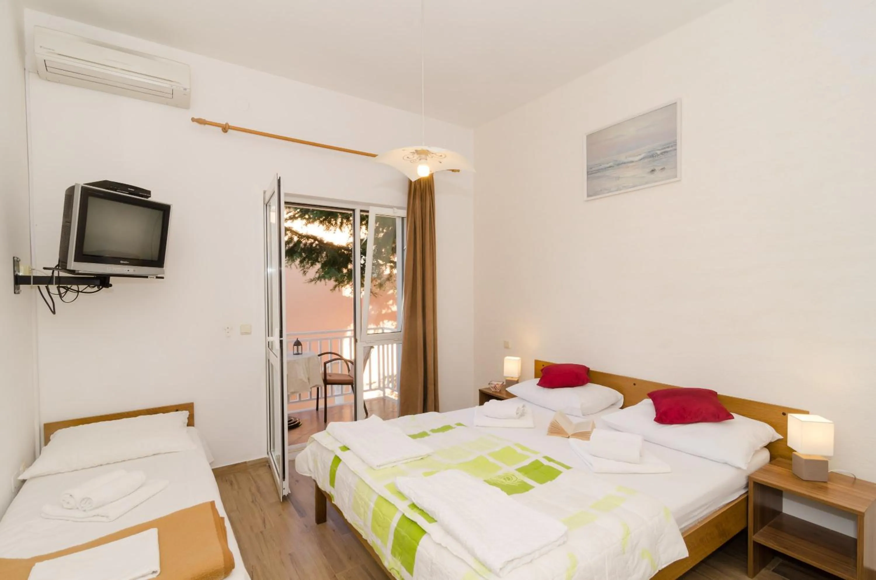 Bedroom, Bed in Apartments Senjo