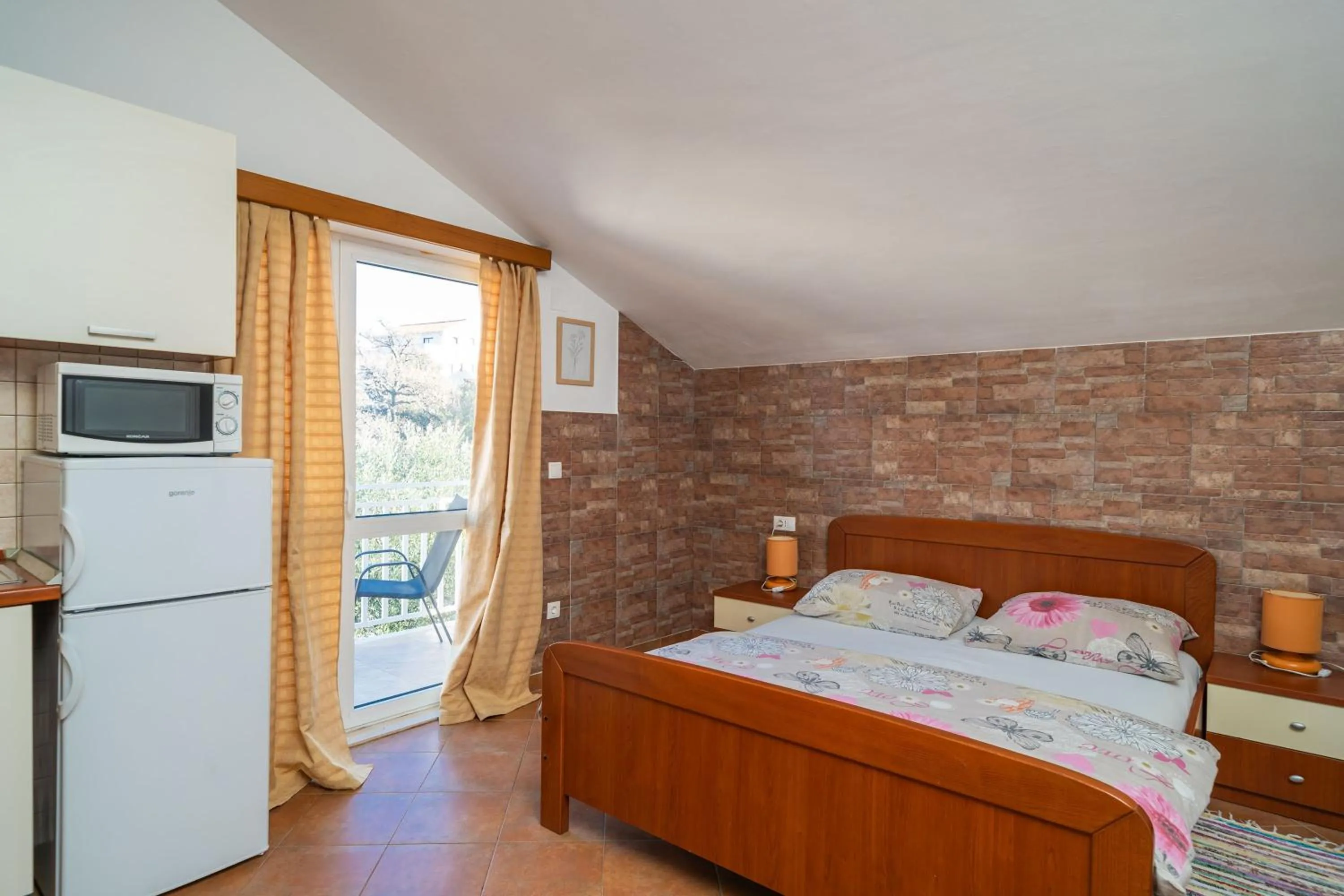 Bedroom, Bed in Apartments Senjo