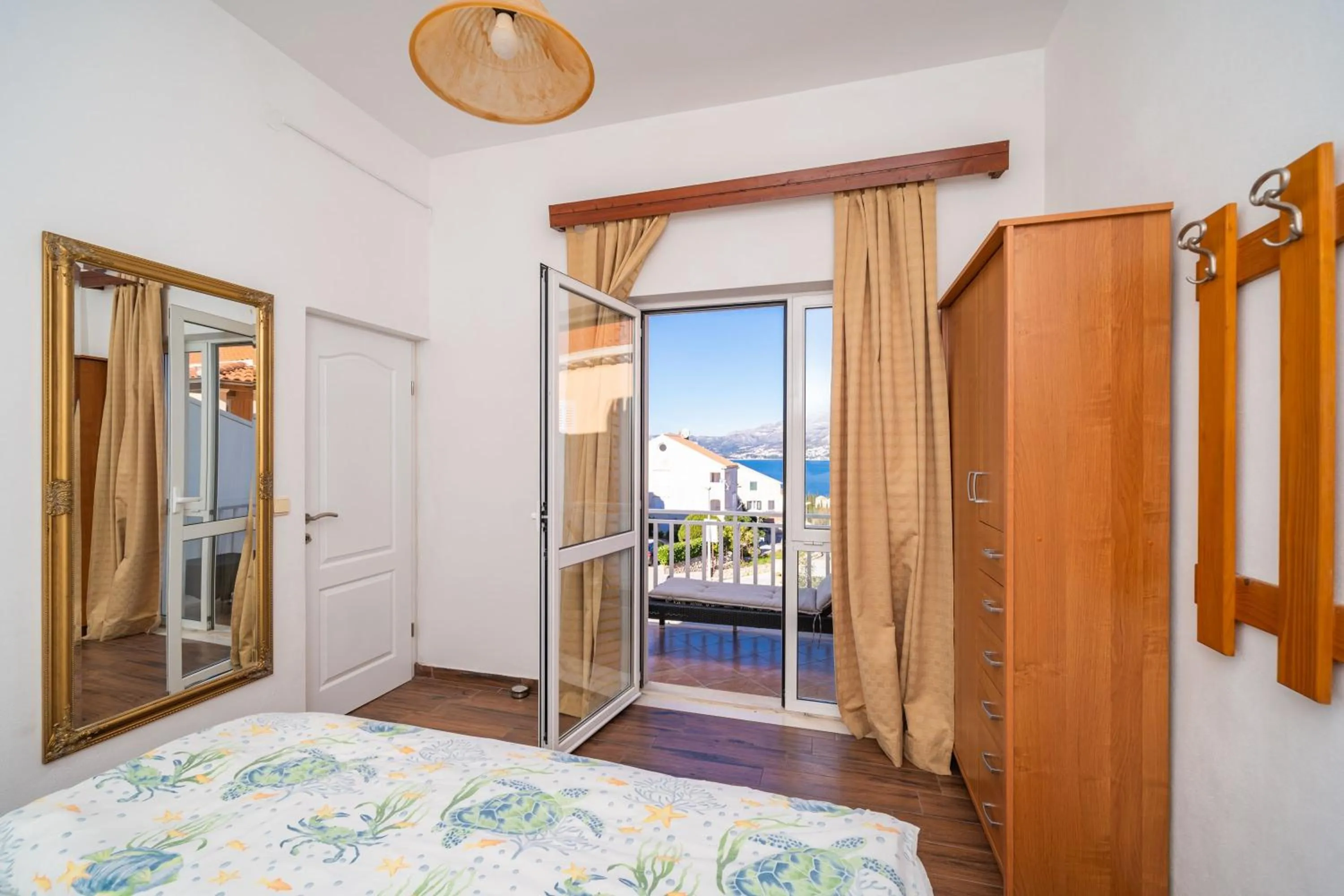 Bedroom, Bed in Apartments Senjo