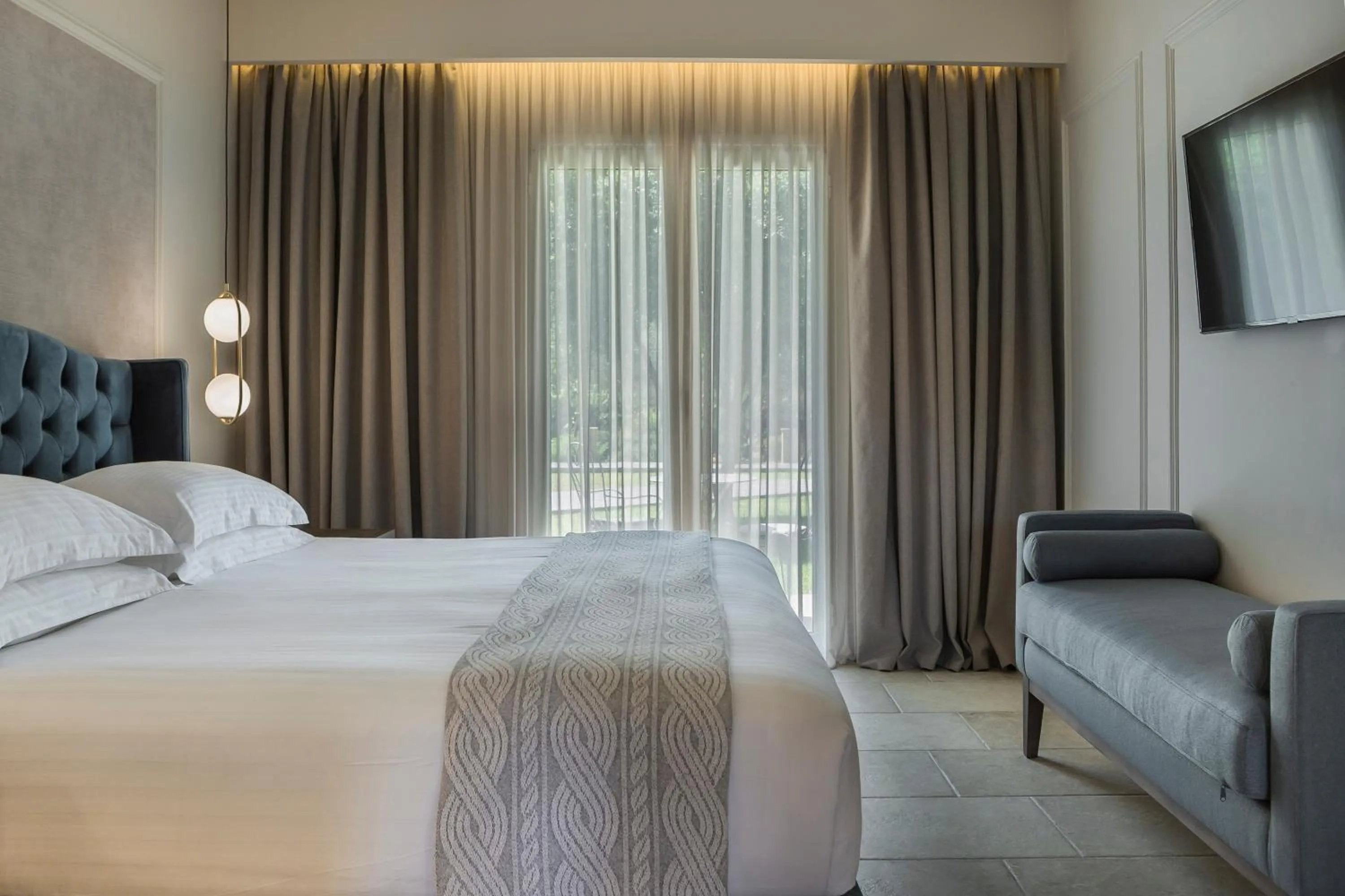 Bed in Thalassa Boutique Hotel - Adults Only