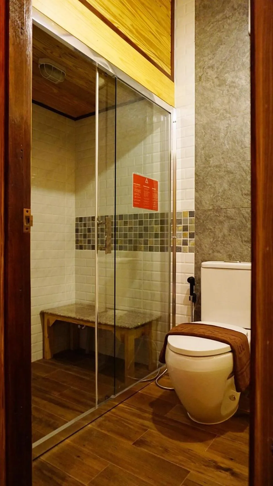 Steam room in Kiri Pura Resort