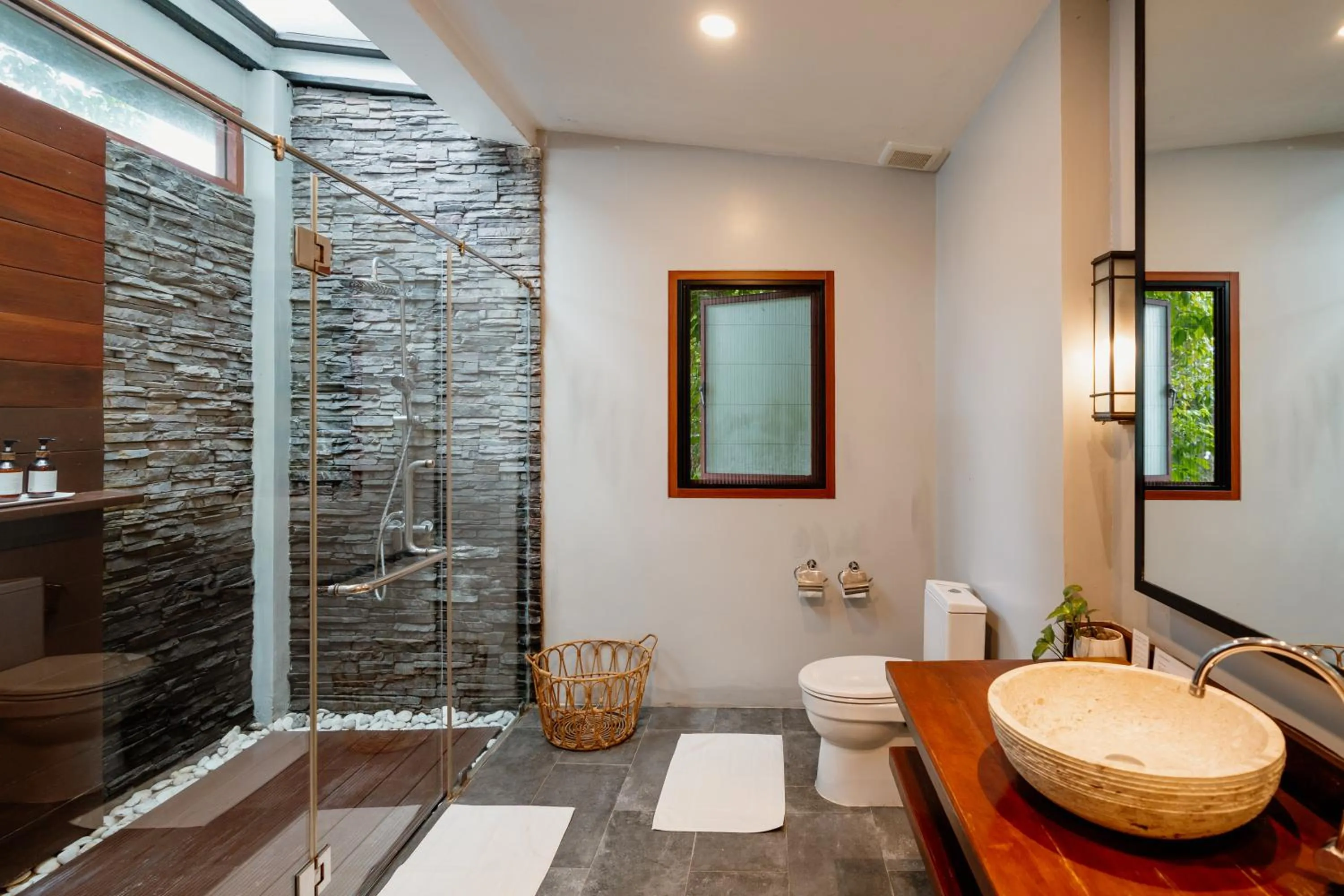 Shower in Te Mata Glamping