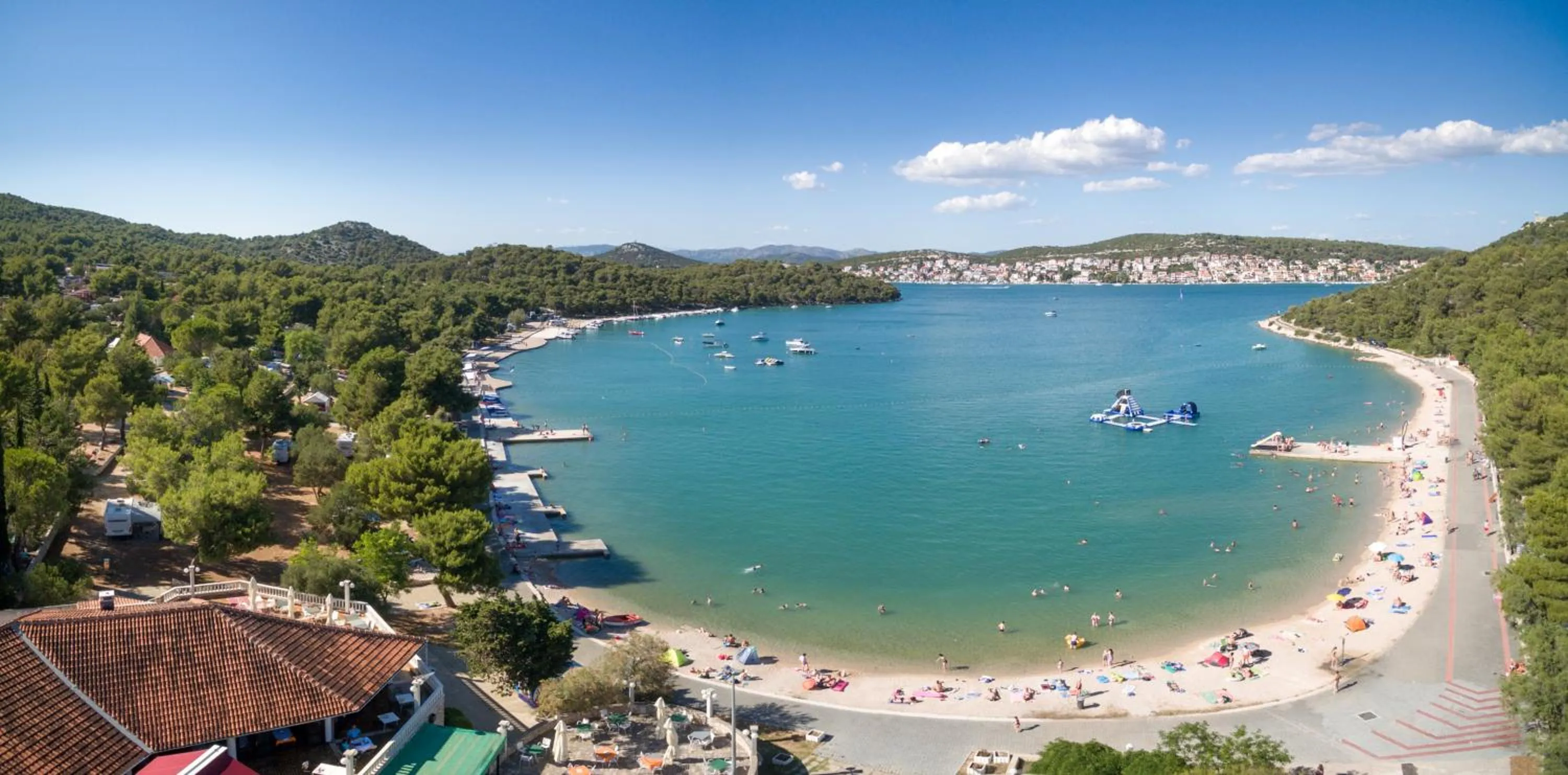 Bird's eye view in Victoria Mobilehome Jezera Village Holiday Resort