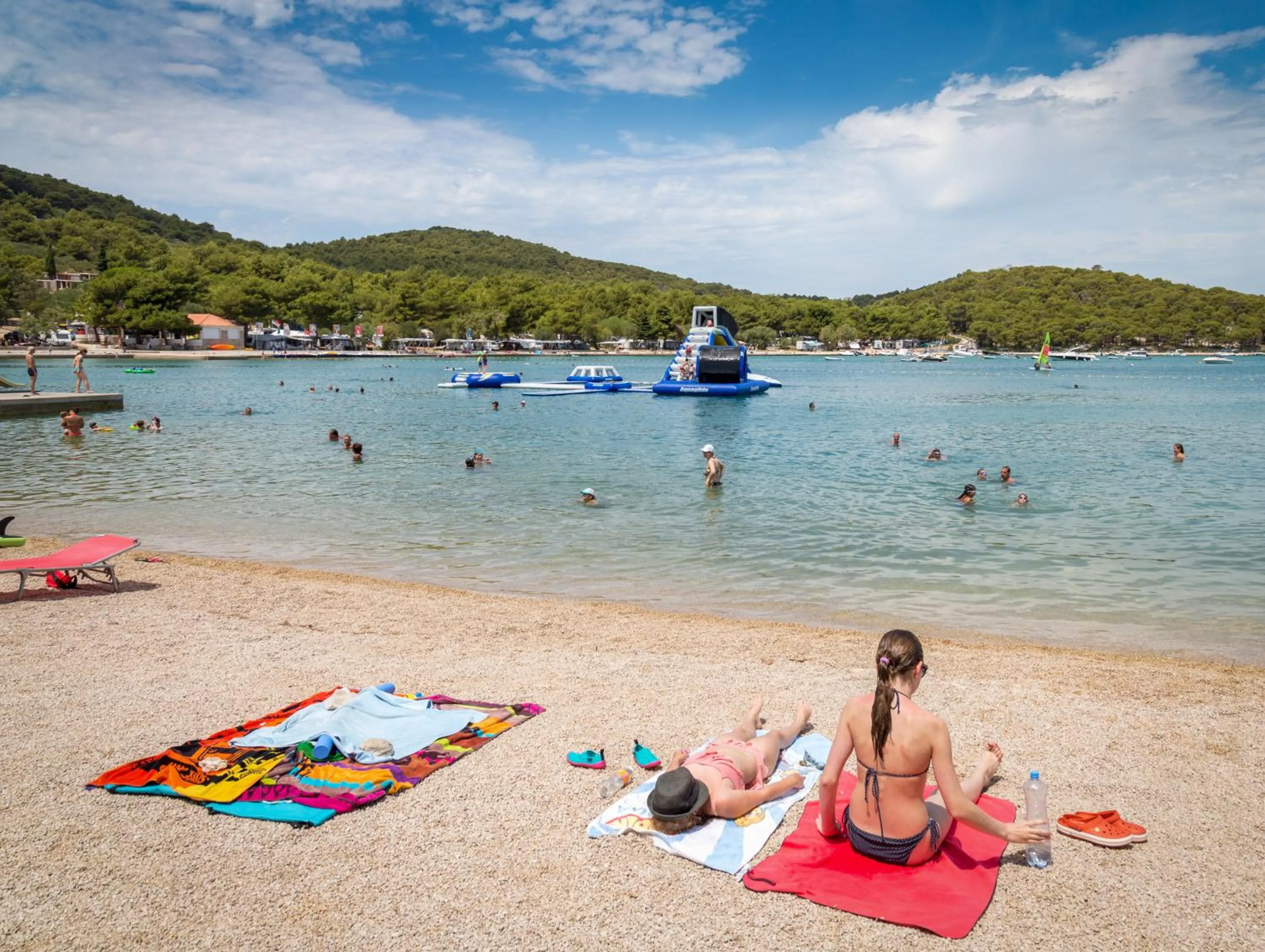Beach in Victoria Mobilehome Jezera Village Holiday Resort