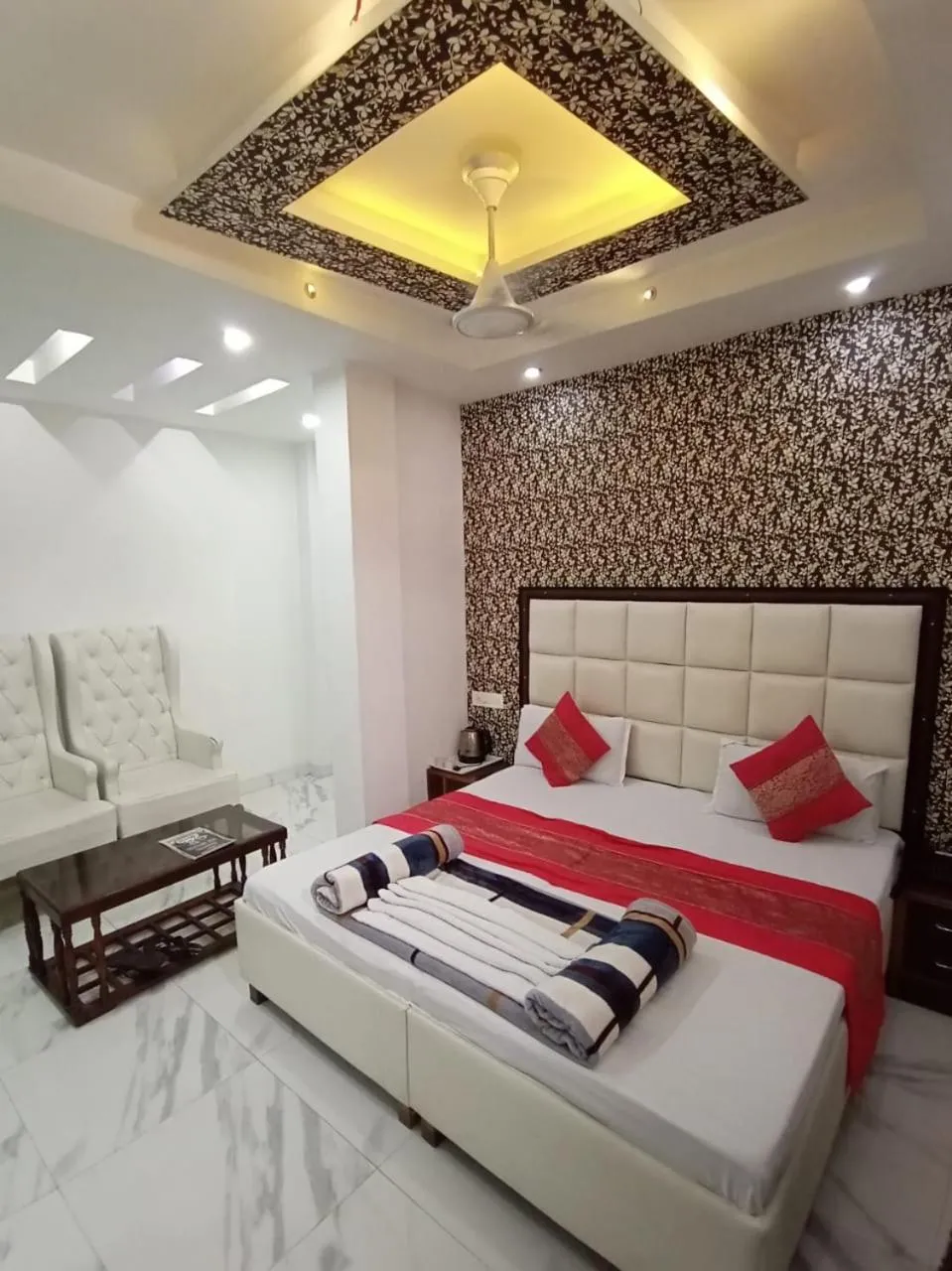 Bed in Hotel Jai Surya
