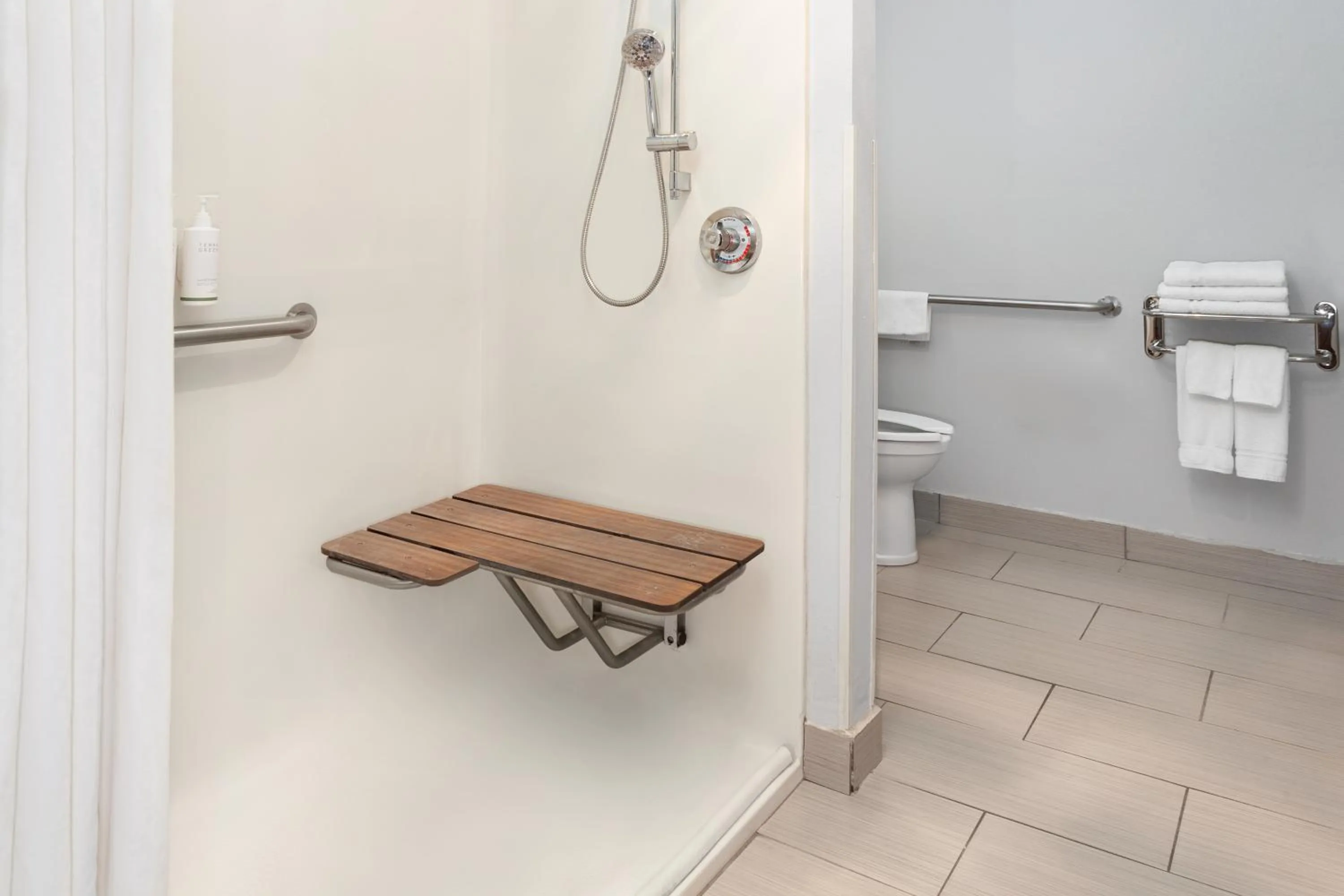 Bathroom in Microtel Inn by Wyndham Janesville