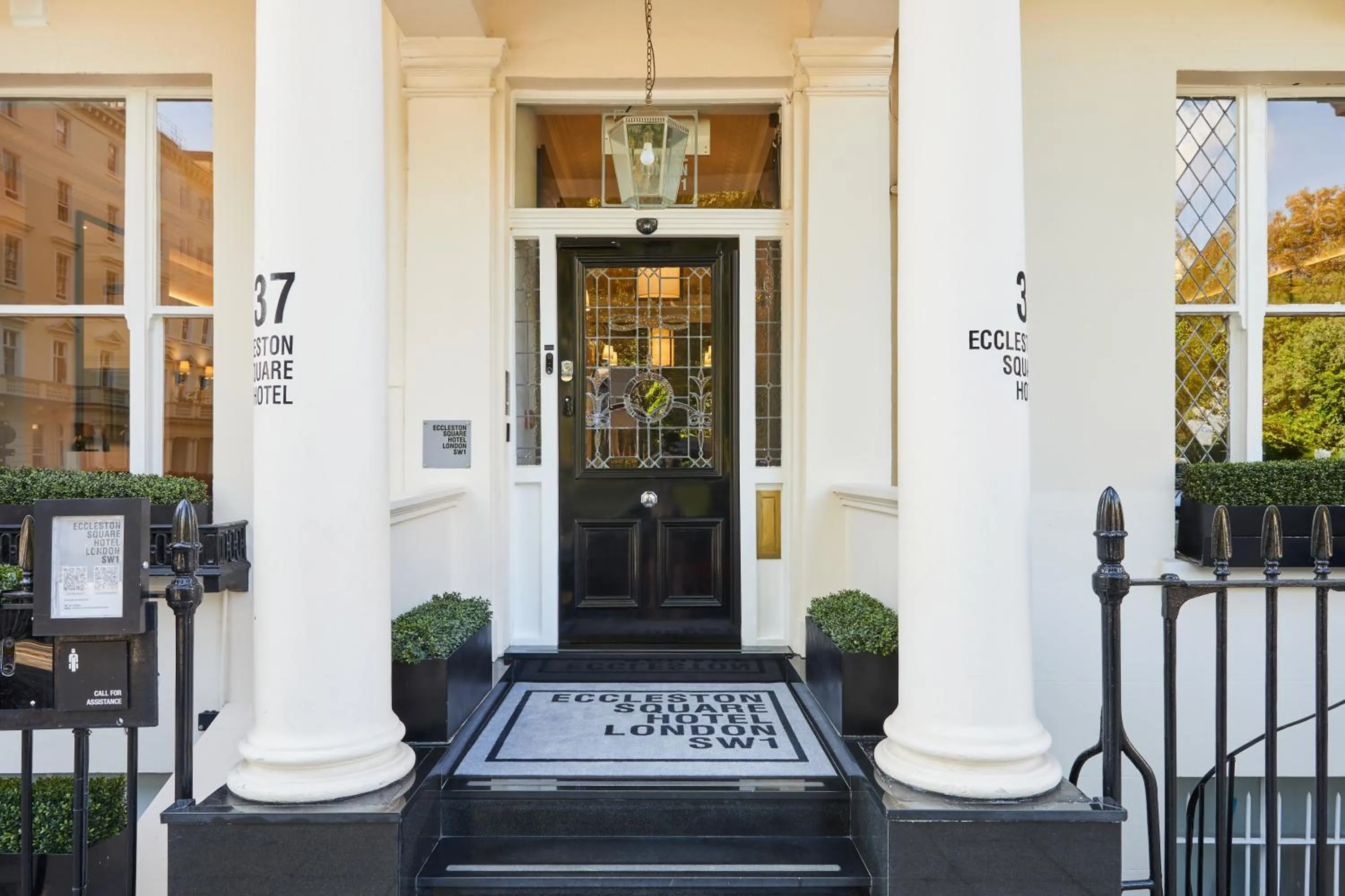 Facade/entrance in Eccleston Square Hotel