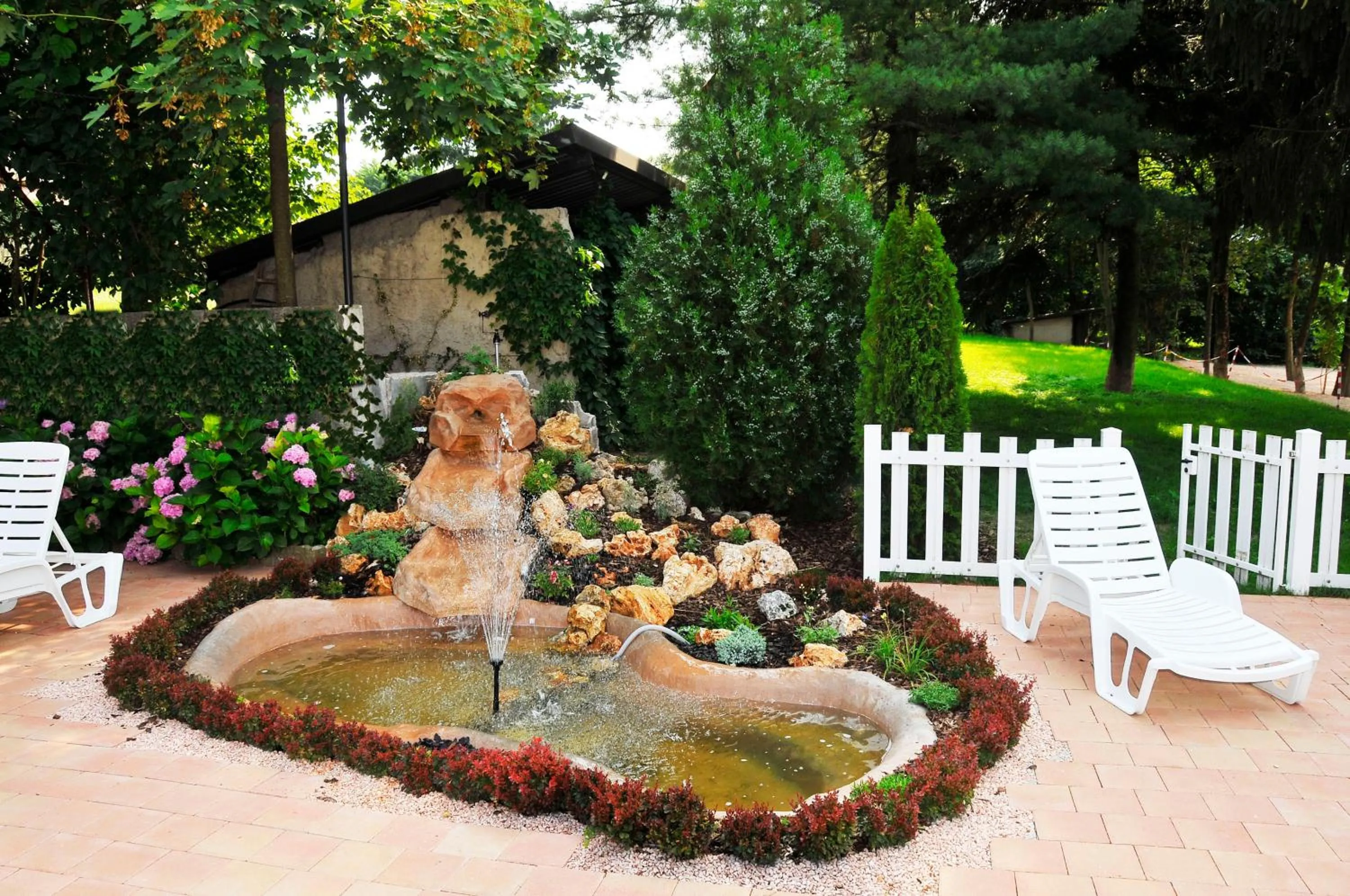 Decorative detail in Villa Flora