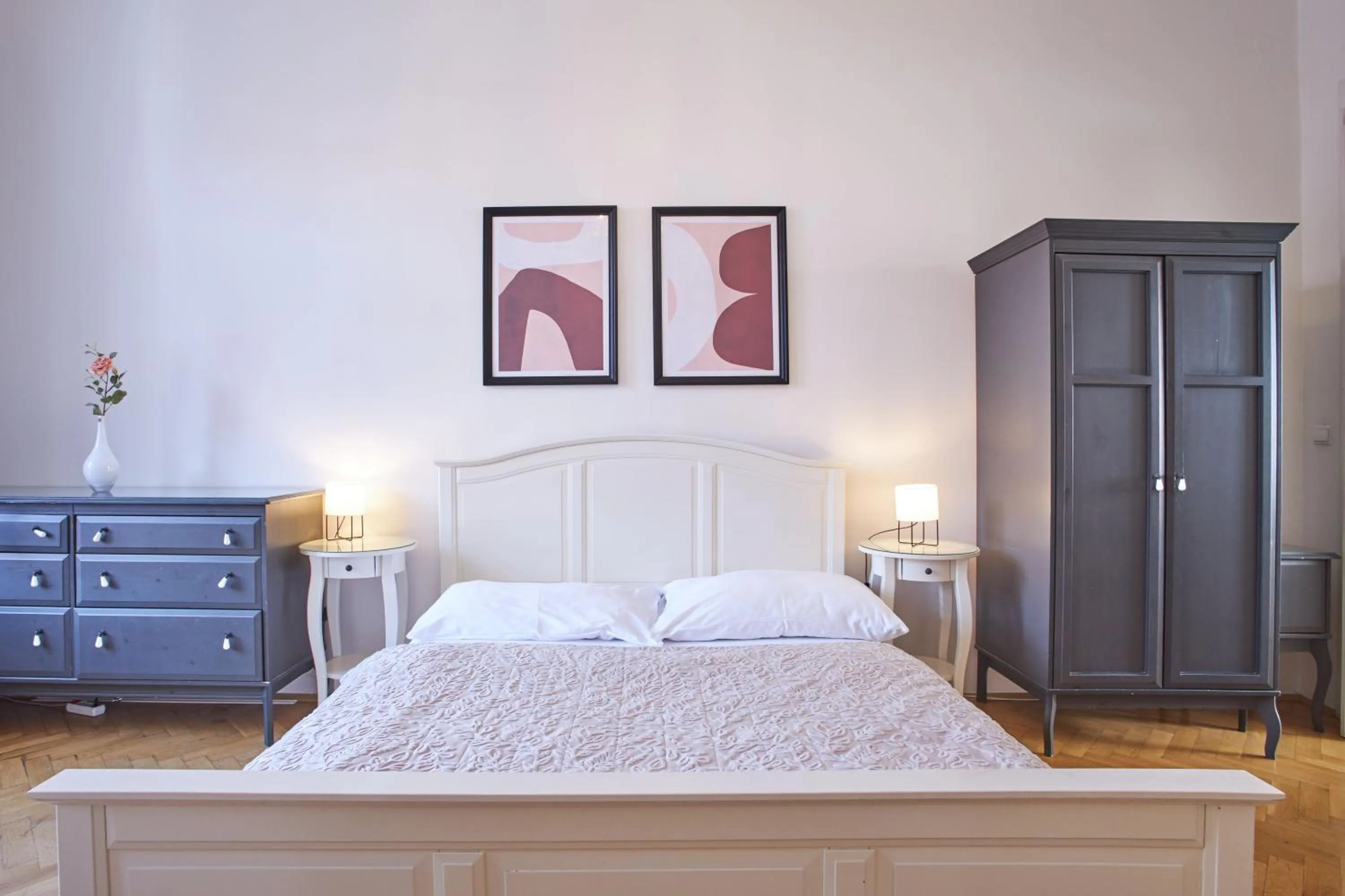 Bed in Charles Bridge Premium Residence