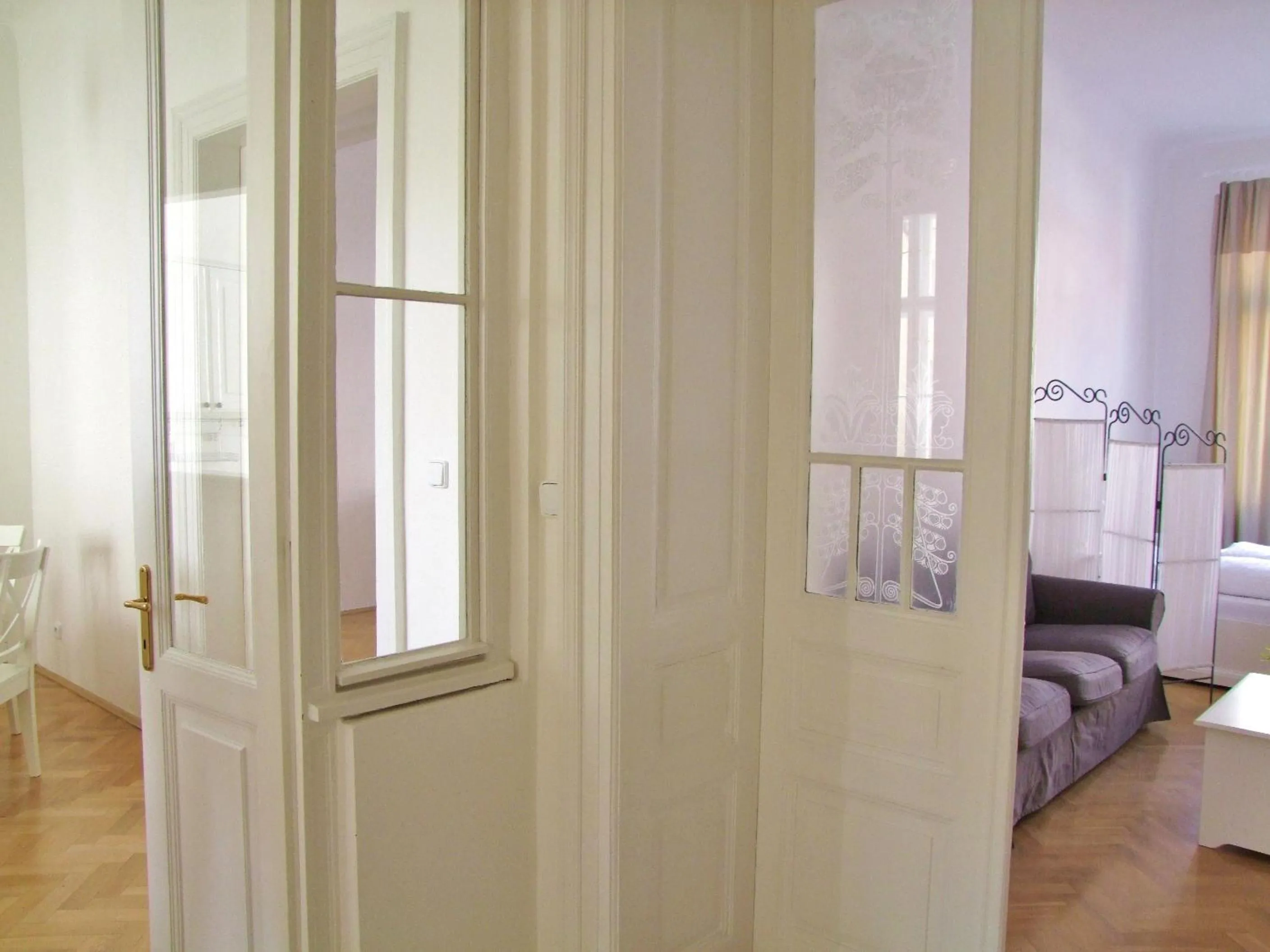 Living room, Bed in Charles Bridge Premium Residence