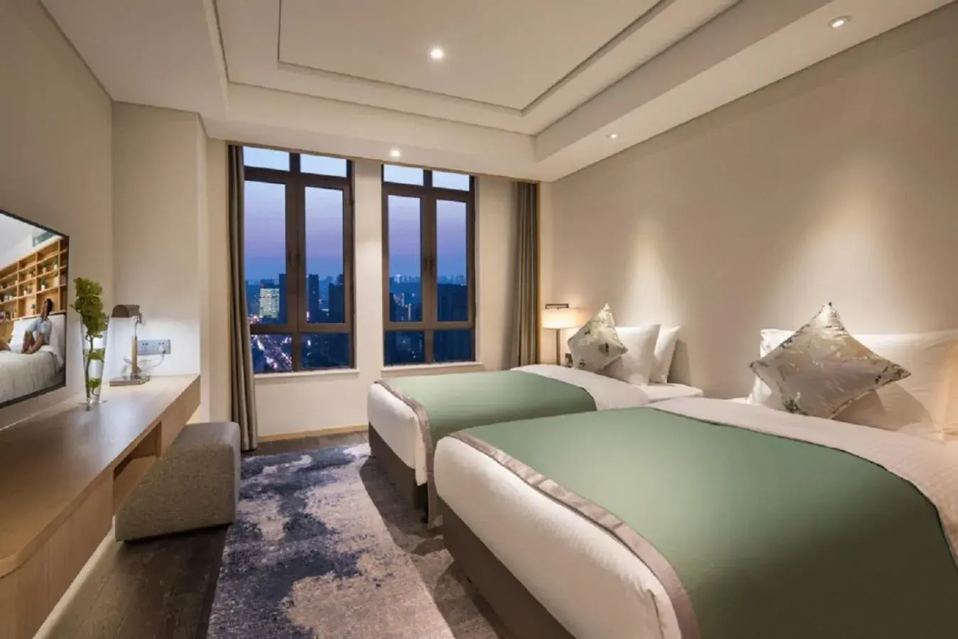 Studio Executive Twin Room in Somerset Harmony City Wuxi Studio Executive Twin Room in Somerset Harmony City Wuxi