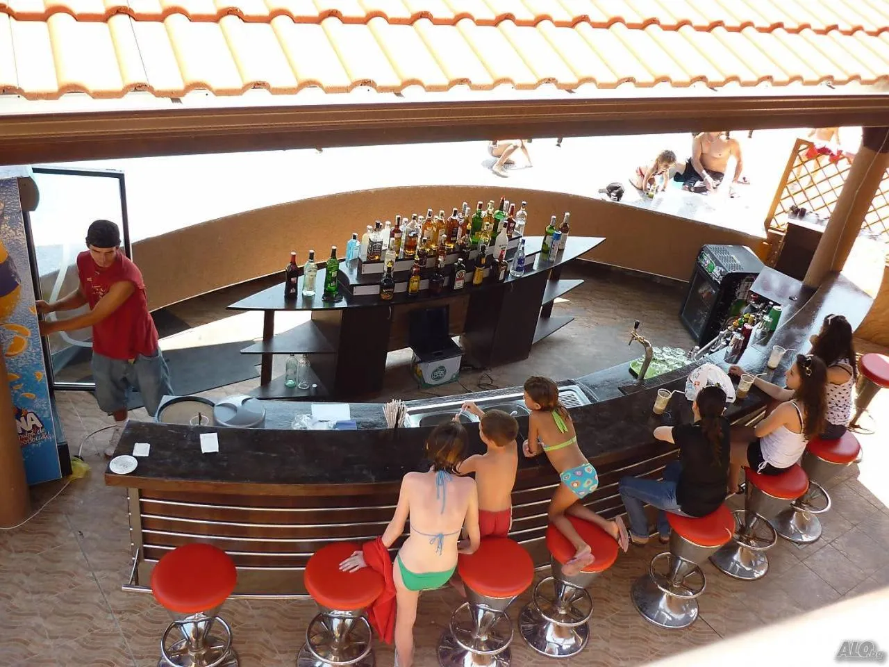 Lounge or bar in Bay View Villas - Luxury Villas & Apartments