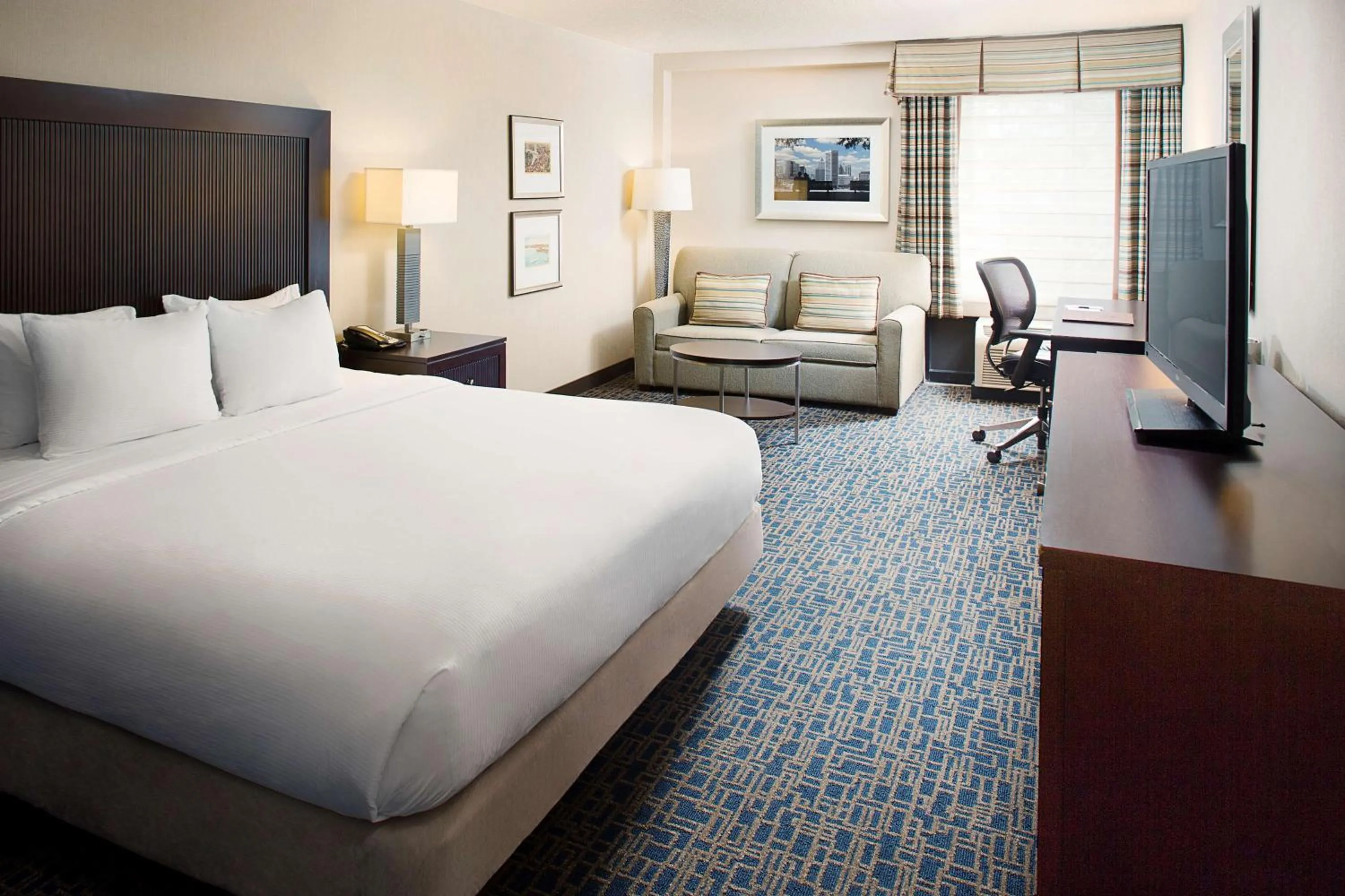 Living room, Bed in DoubleTree by Hilton Baltimore - BWI Airport