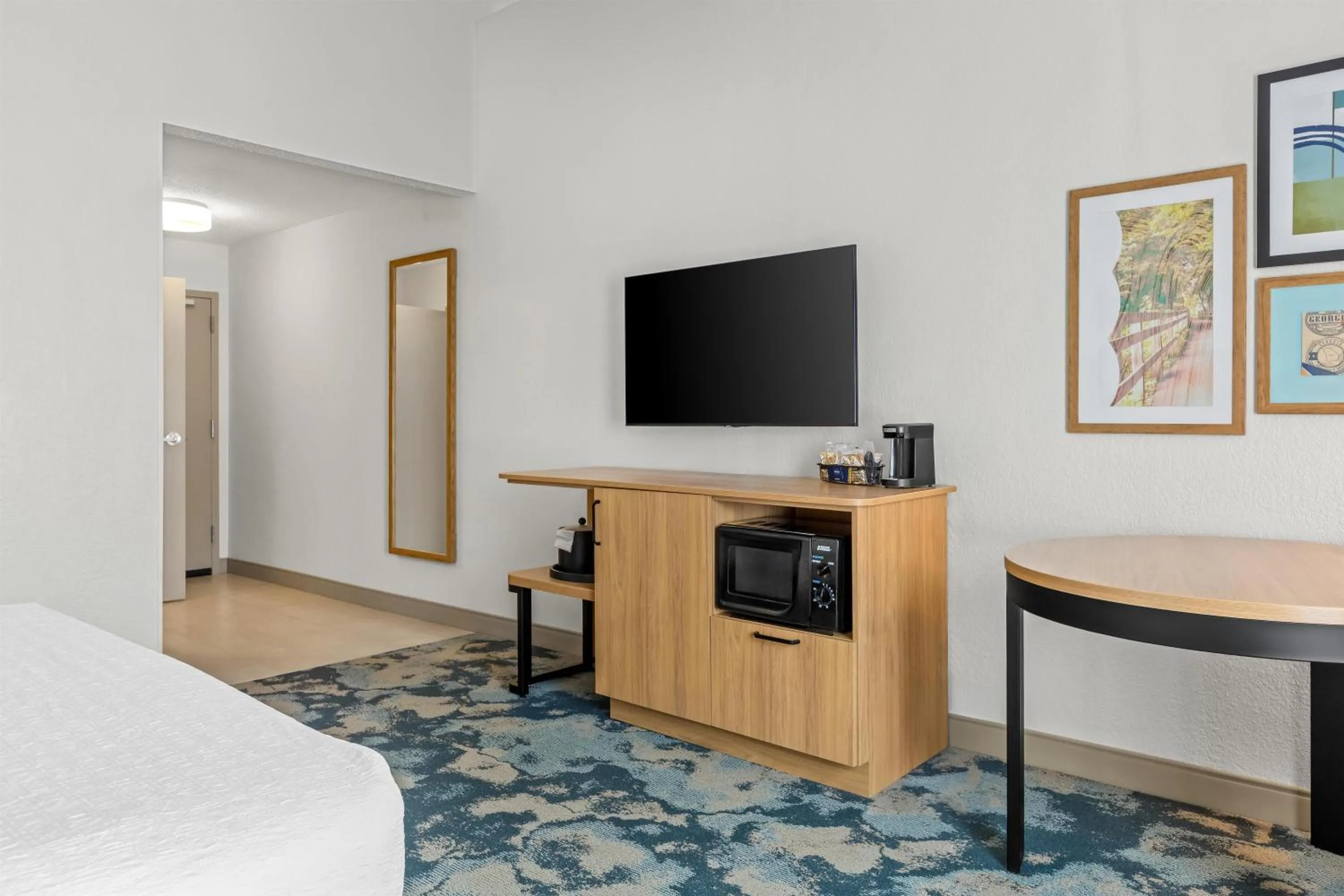 Bed in Hampton Inn Carrollton