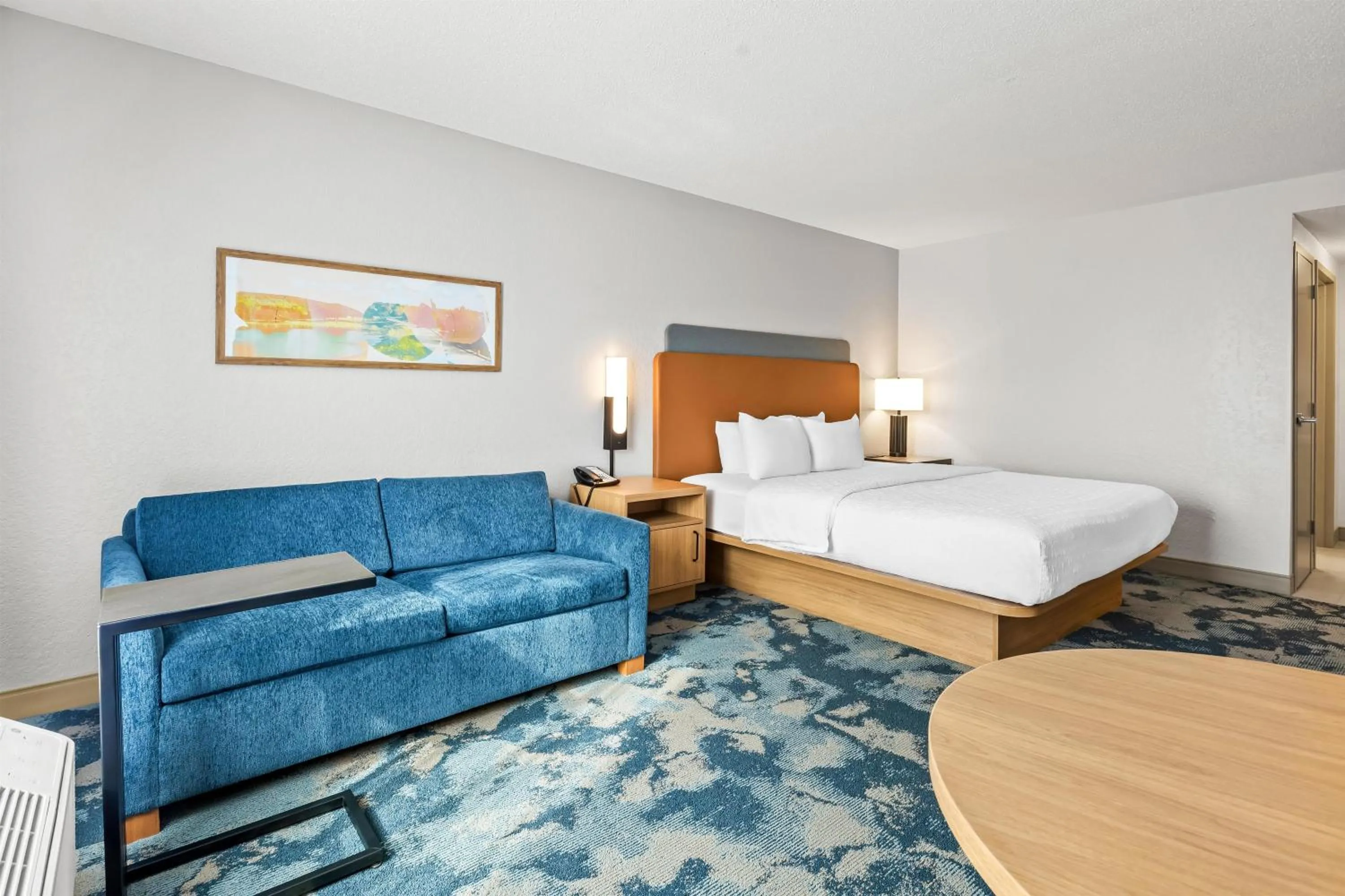 Living room, Bed in Hampton Inn Carrollton