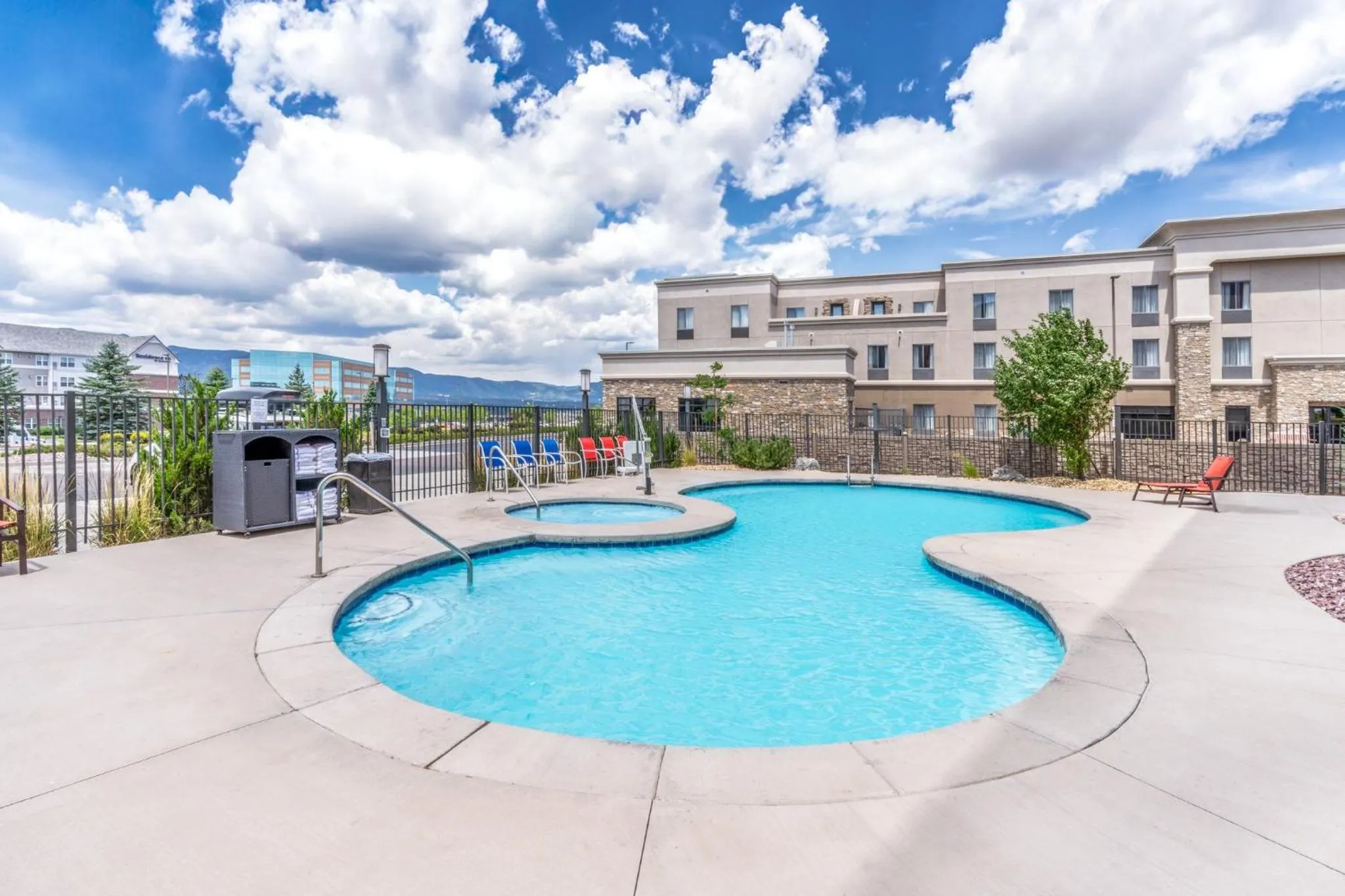Swimming pool in Holiday Inn Express & Suites - Colorado Springs AFA Northgate by IHG