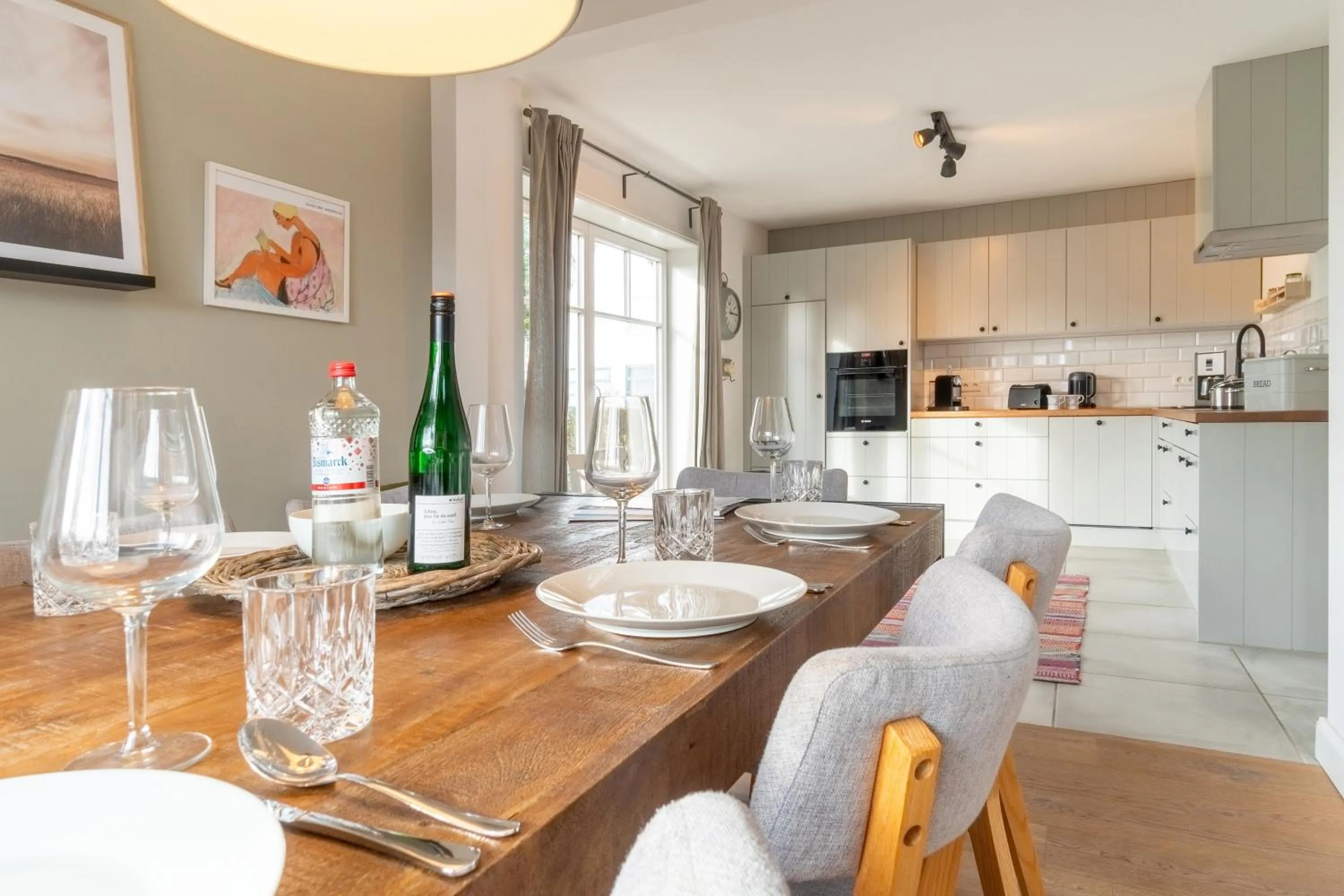 Kitchen or kitchenette in Haus am Park