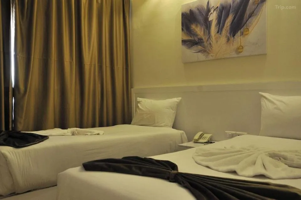 Bed in Salma Hotel Cairo