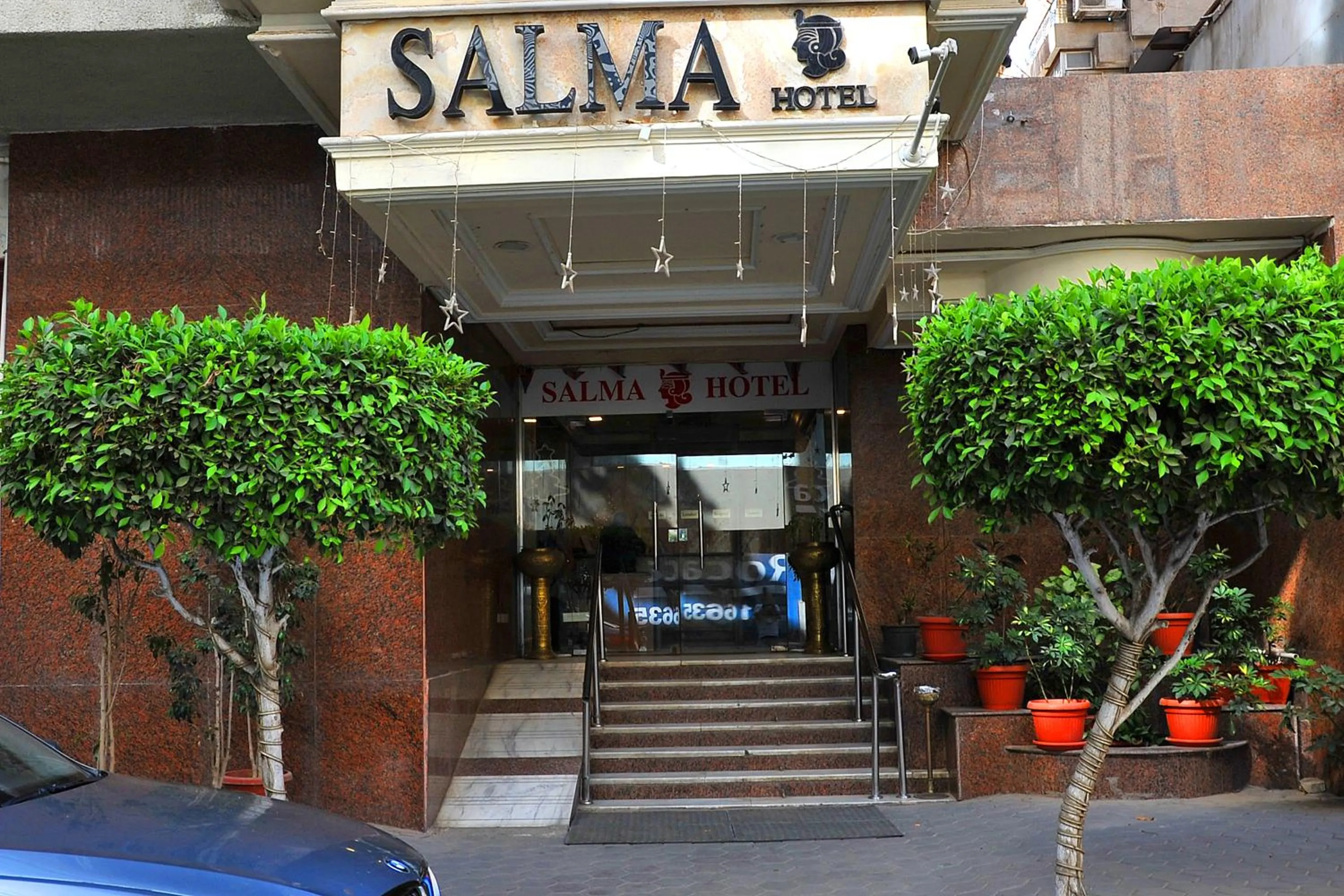 Facade/entrance in Salma Hotel Cairo