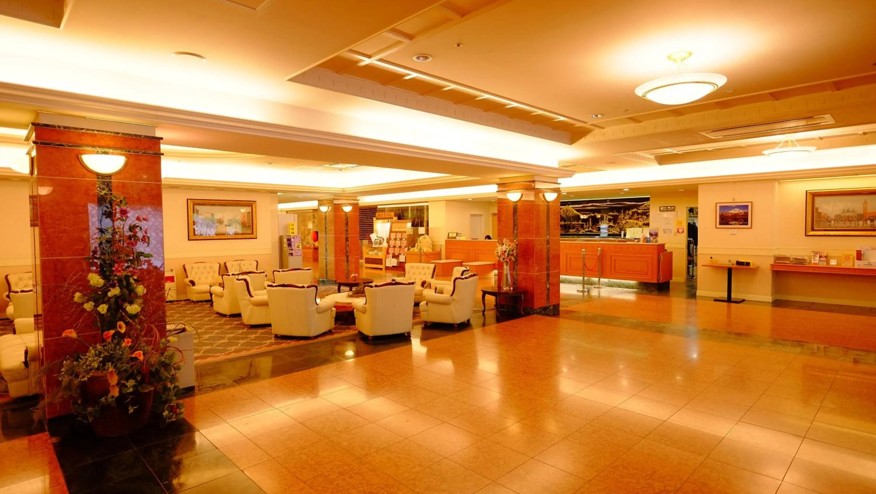 Lobby or reception in Okuhida Garden Hotel Yakedake