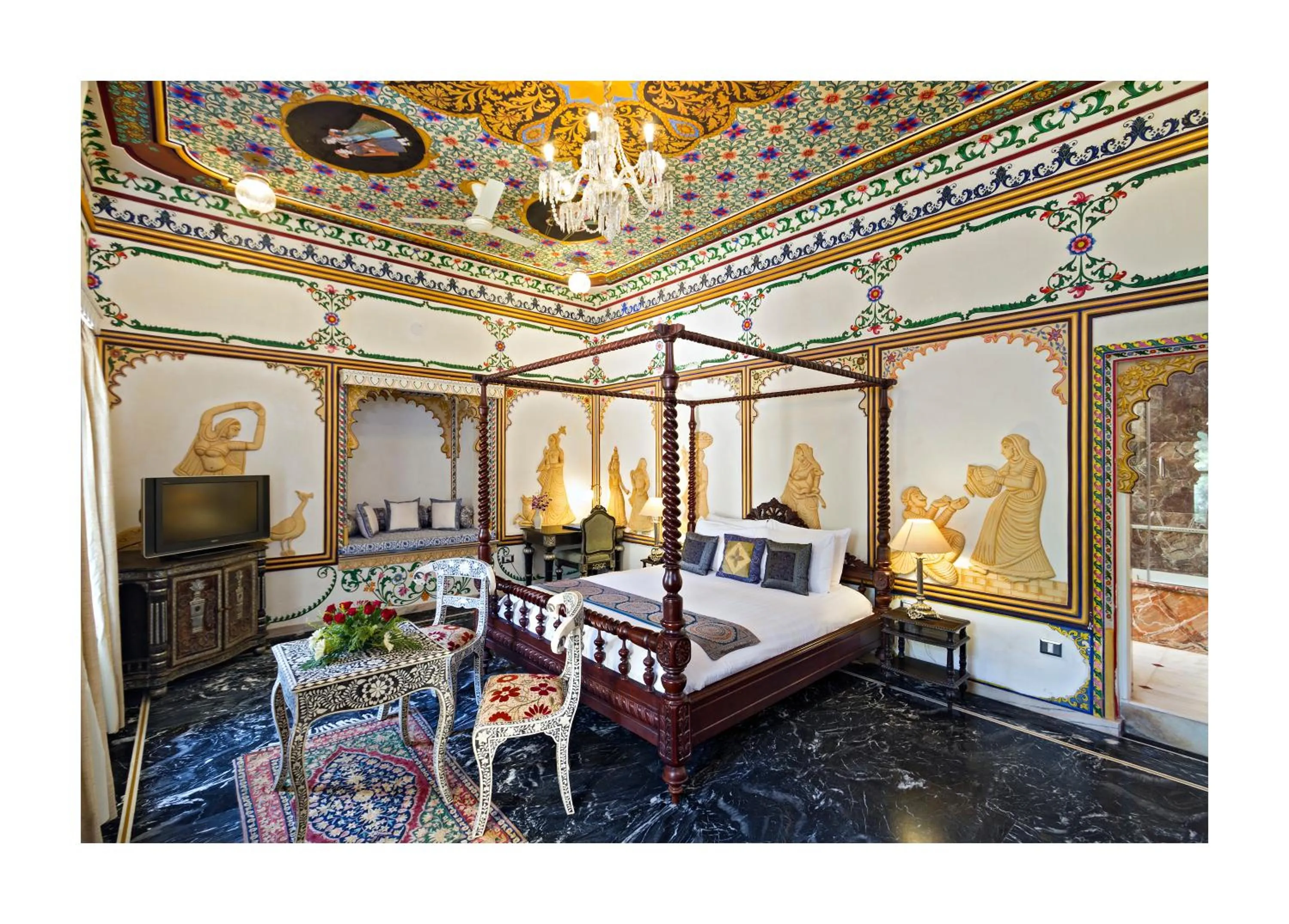 Property building, Bed in Chunda Palace