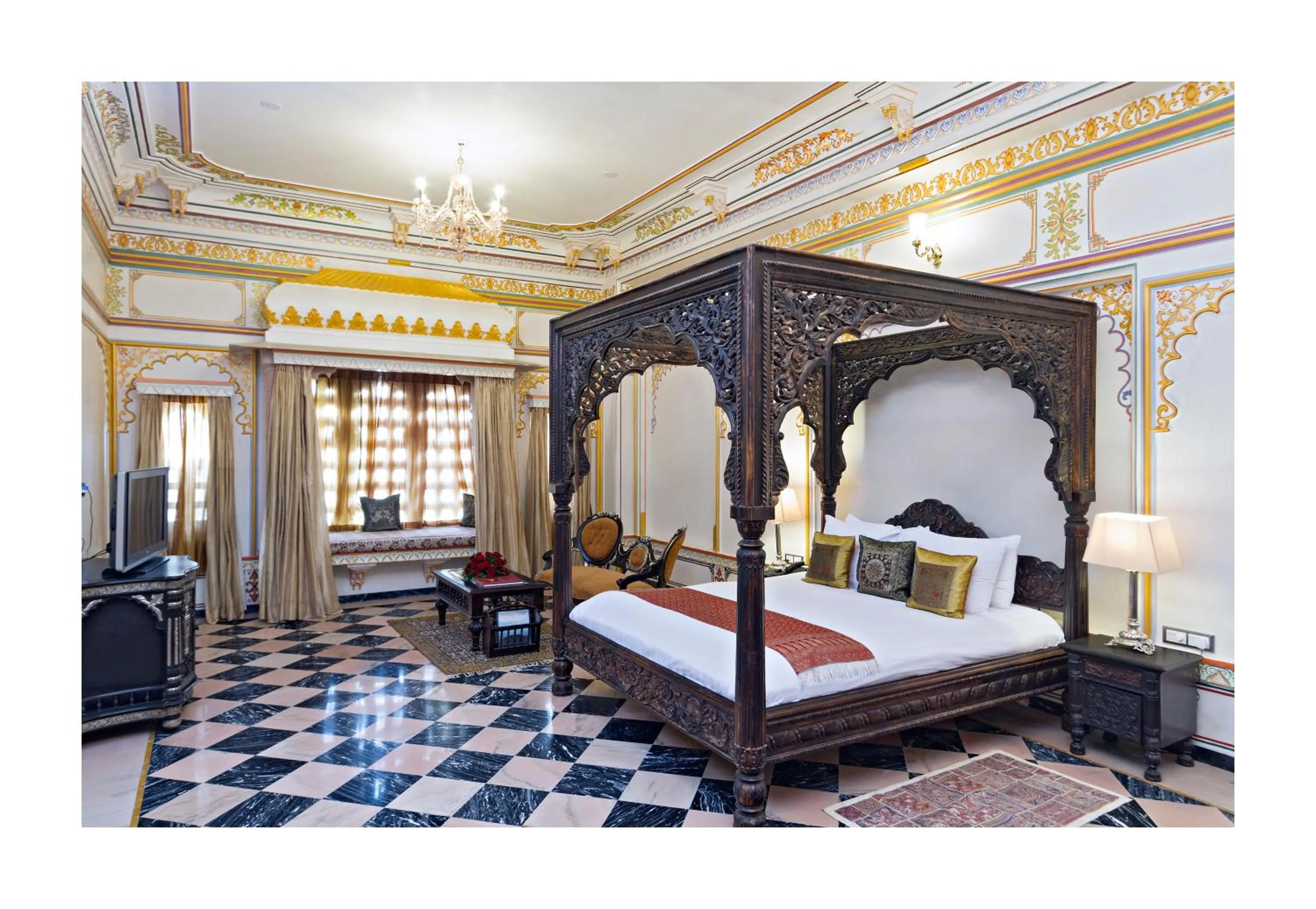 Property building, Bed in Chunda Palace