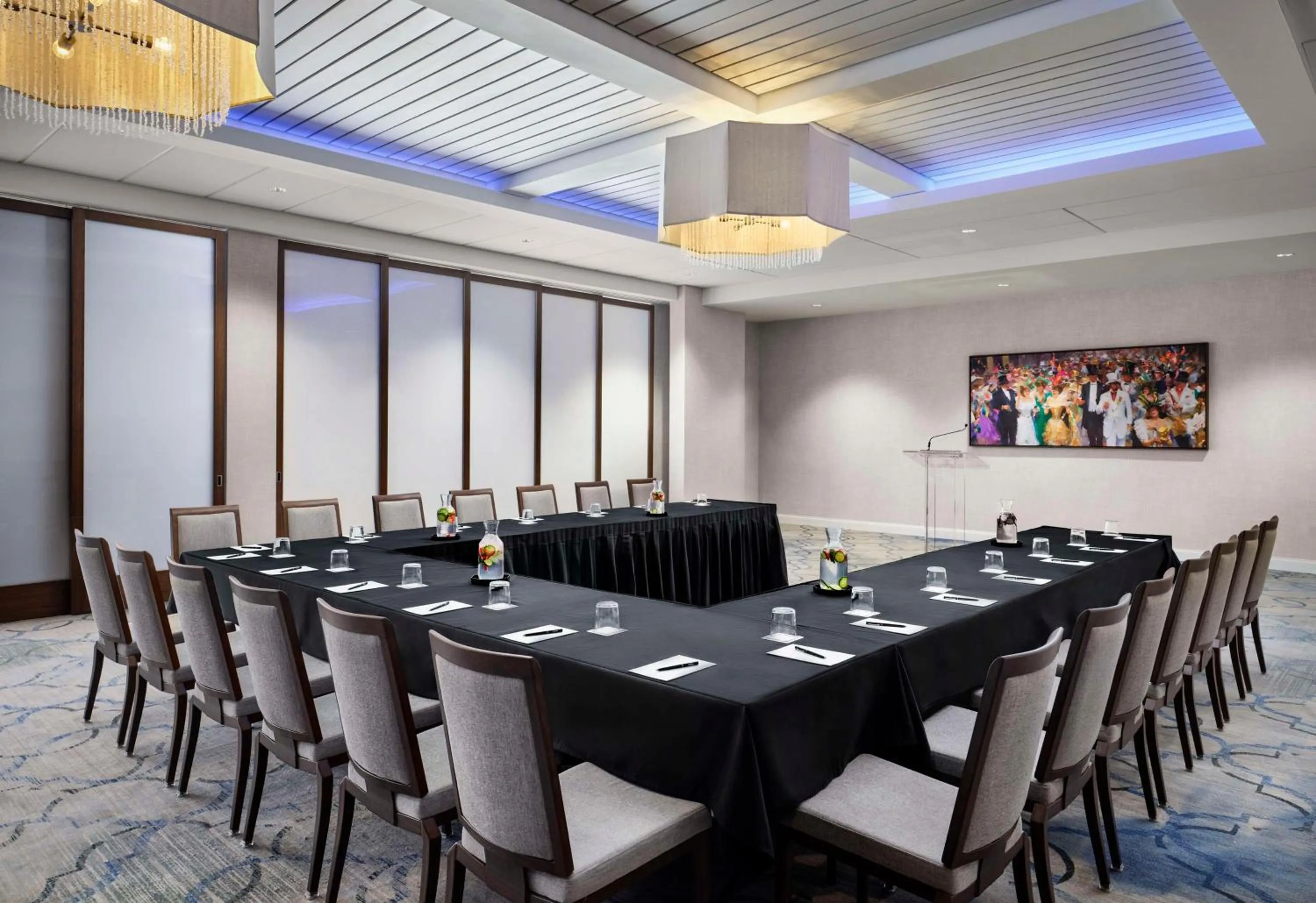 Lobby or reception in Hilton New Orleans Airport